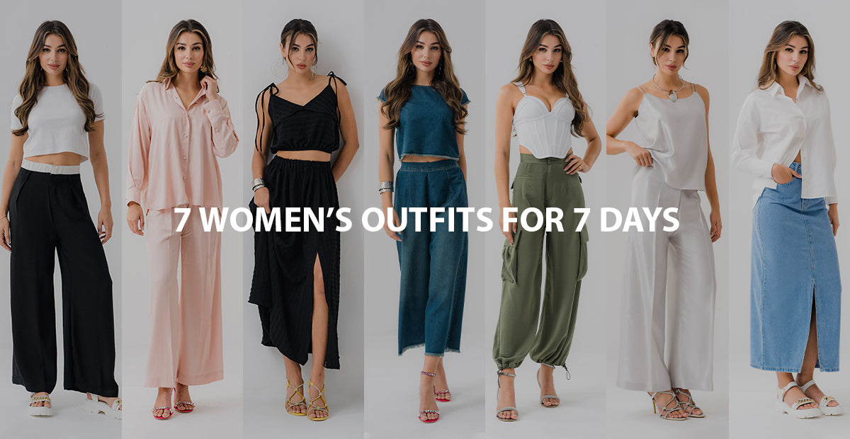 Dress to Impress 7 Women s outfits for 7 Days in Summer