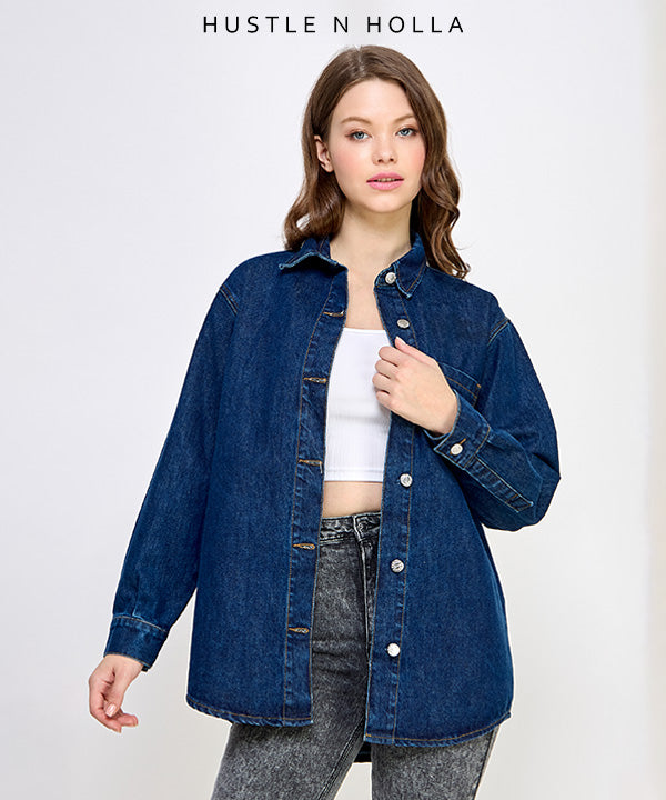 Denim shirt for girls online hotsell