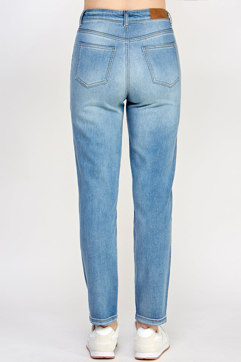 Mid-Blue Denim Jeans - Hustle N Holla