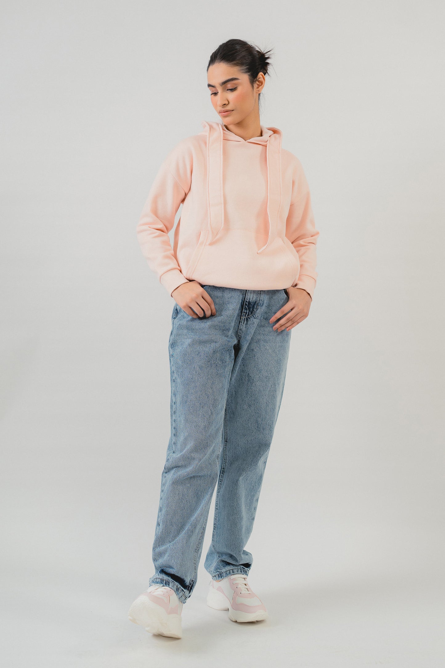 Oversized Pink Hoodie