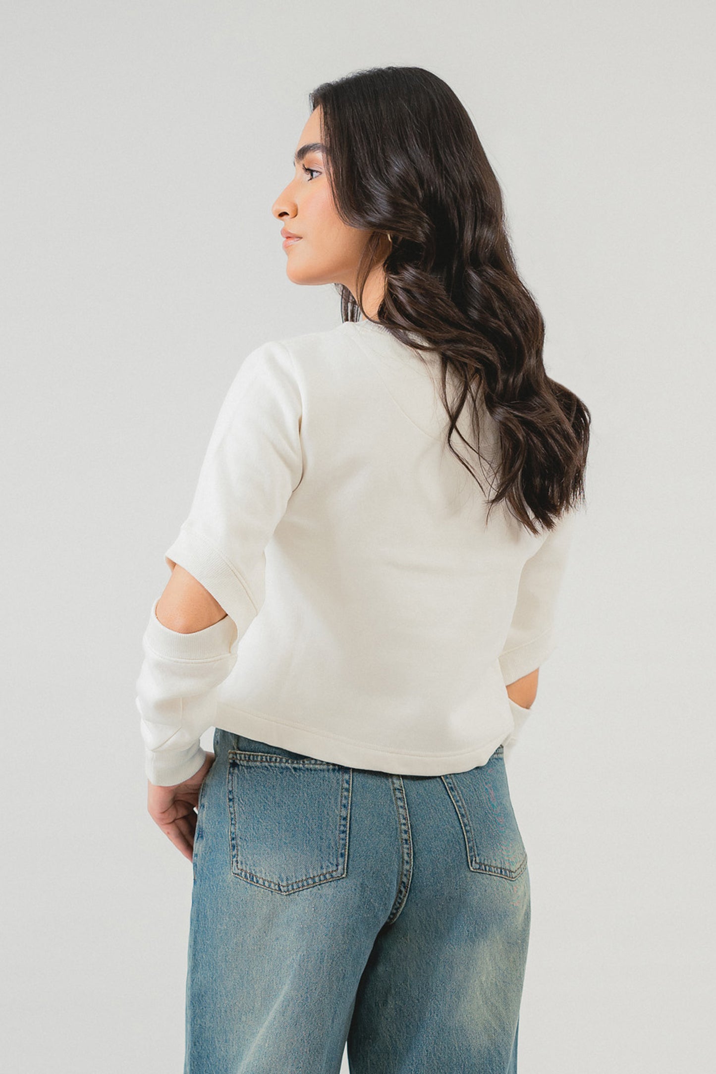 Unwind white Sweatshirt