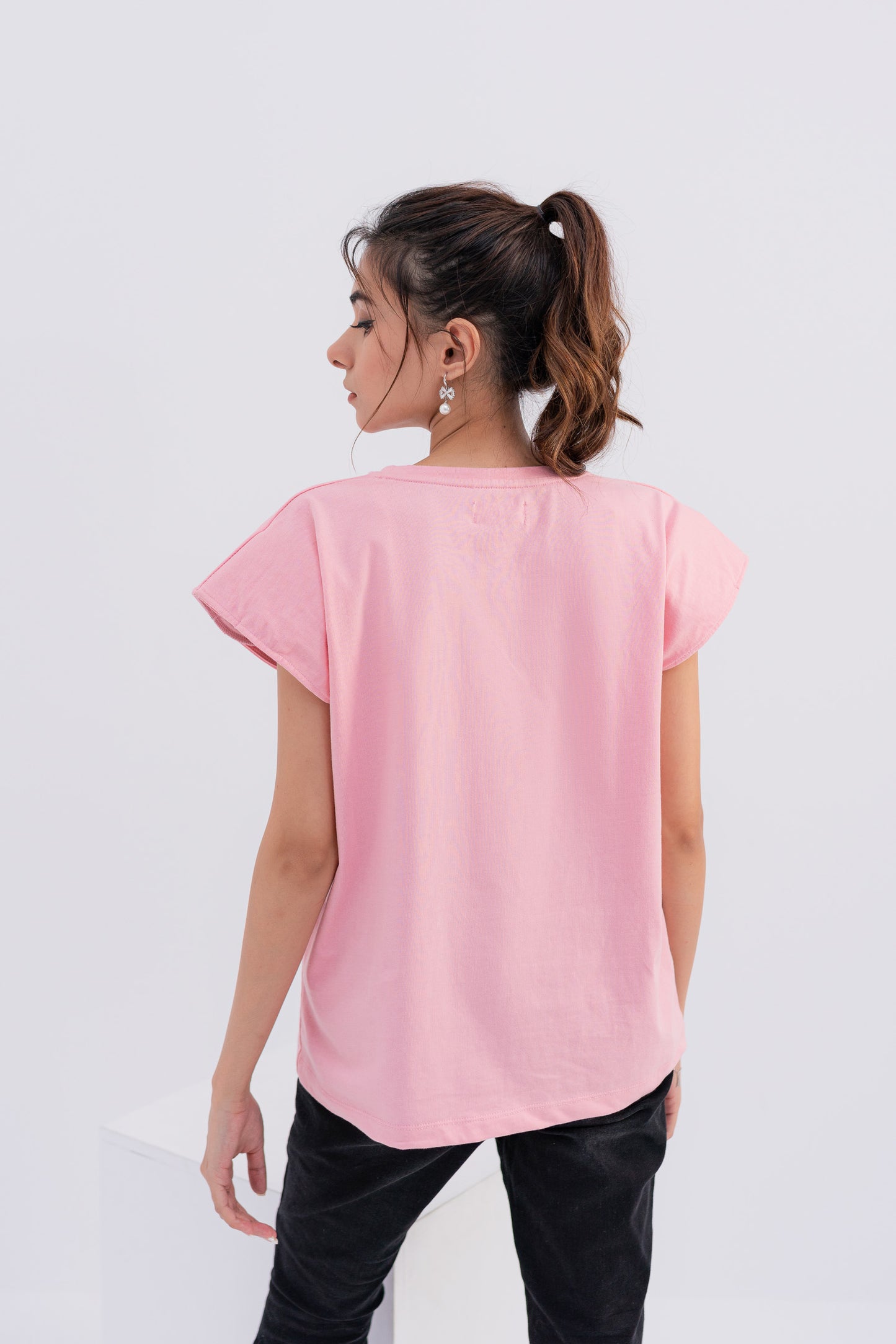 Amber Summer Vibe Sleeveless T-shirt