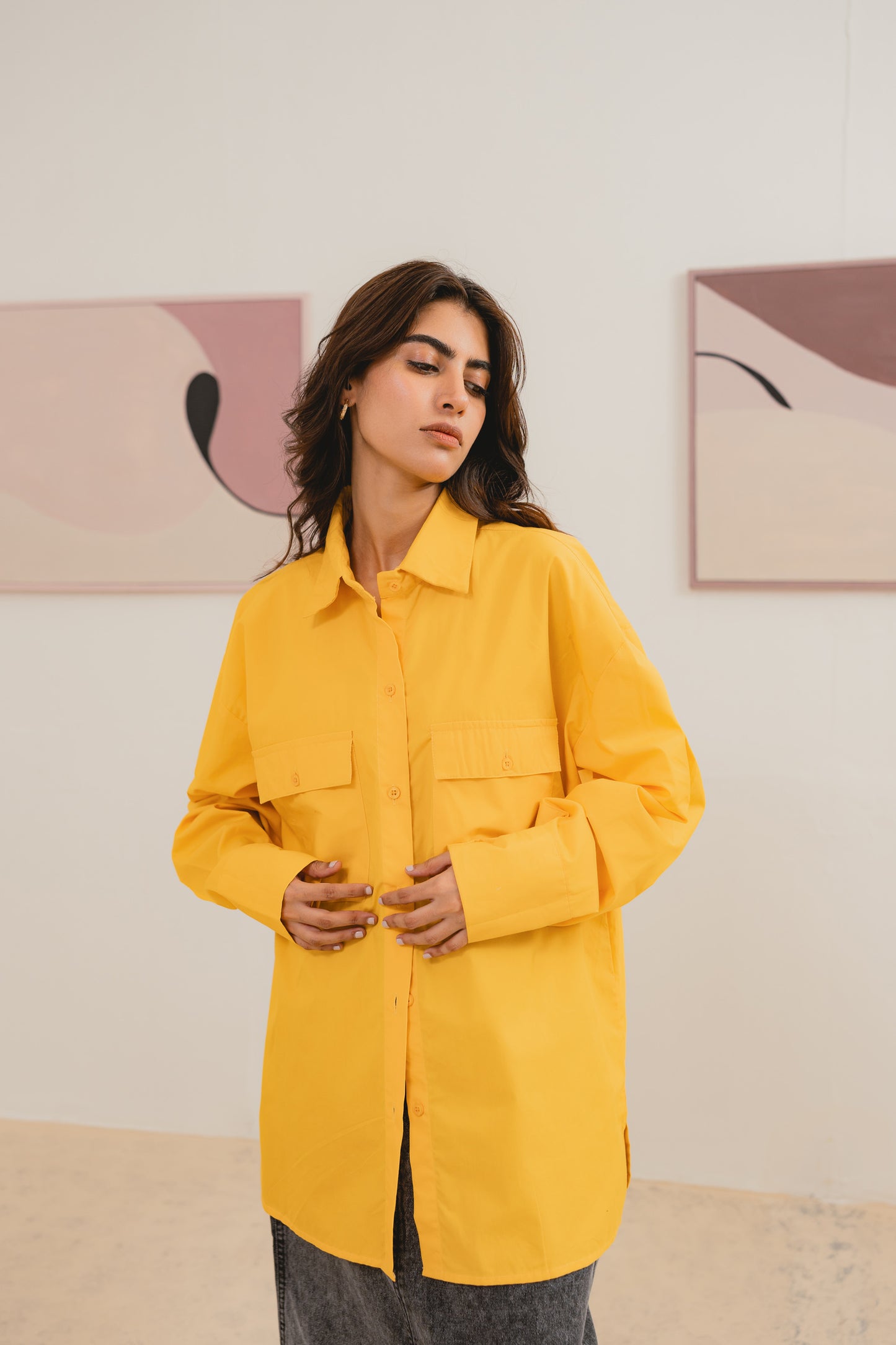 Amber oversized shirt - Hustle N Holla