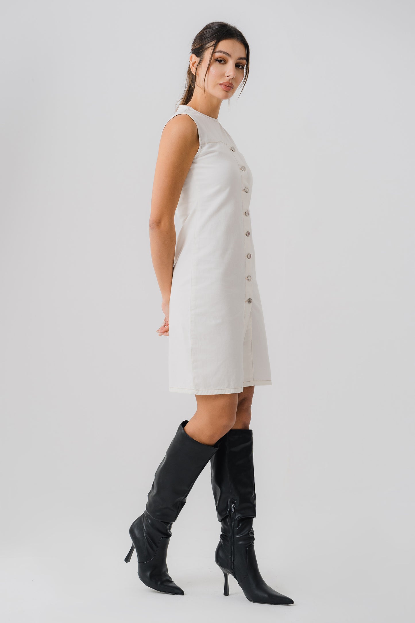 Nora Denim Dress - Hustle N Holla