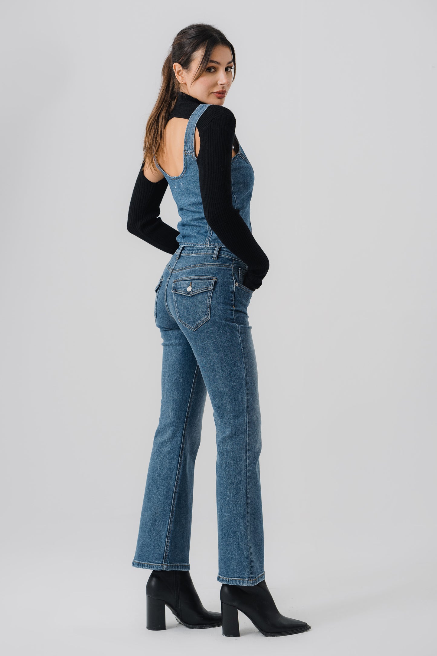 Original Flared Fit Denim Jeans - Hustle N Holla