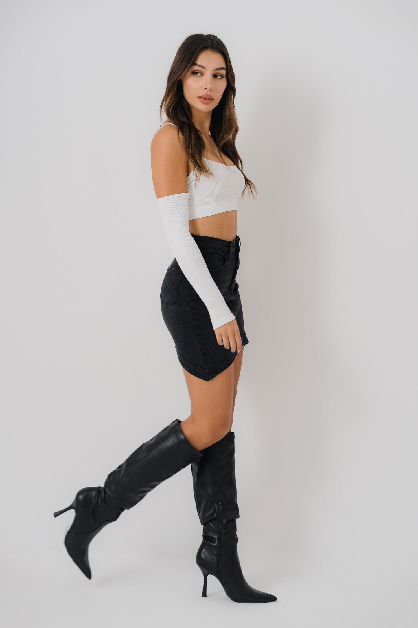 Short Denim Skirt - Hustle N Holla