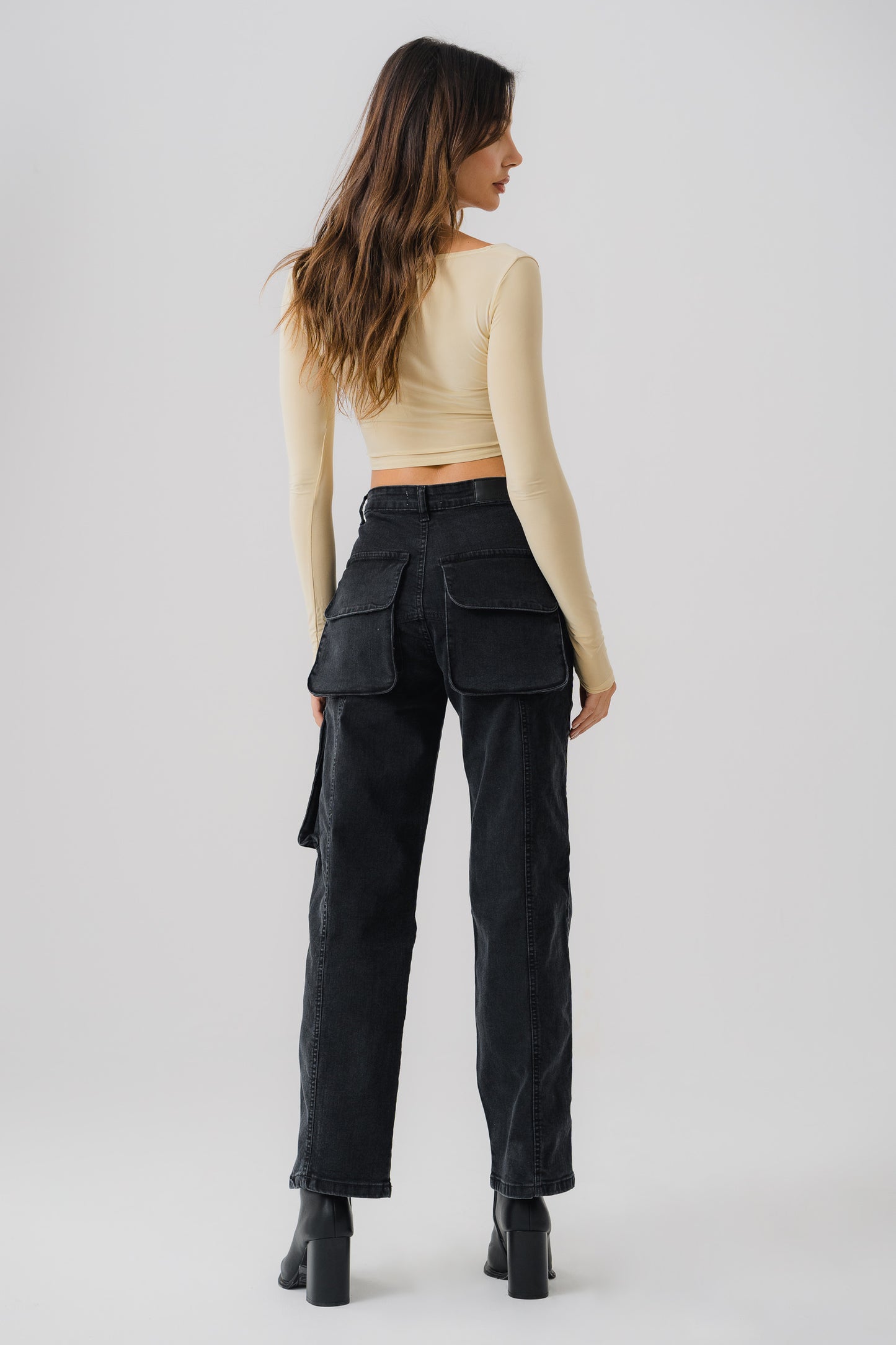 Ayla Cargo Jeans - Hustle N Holla