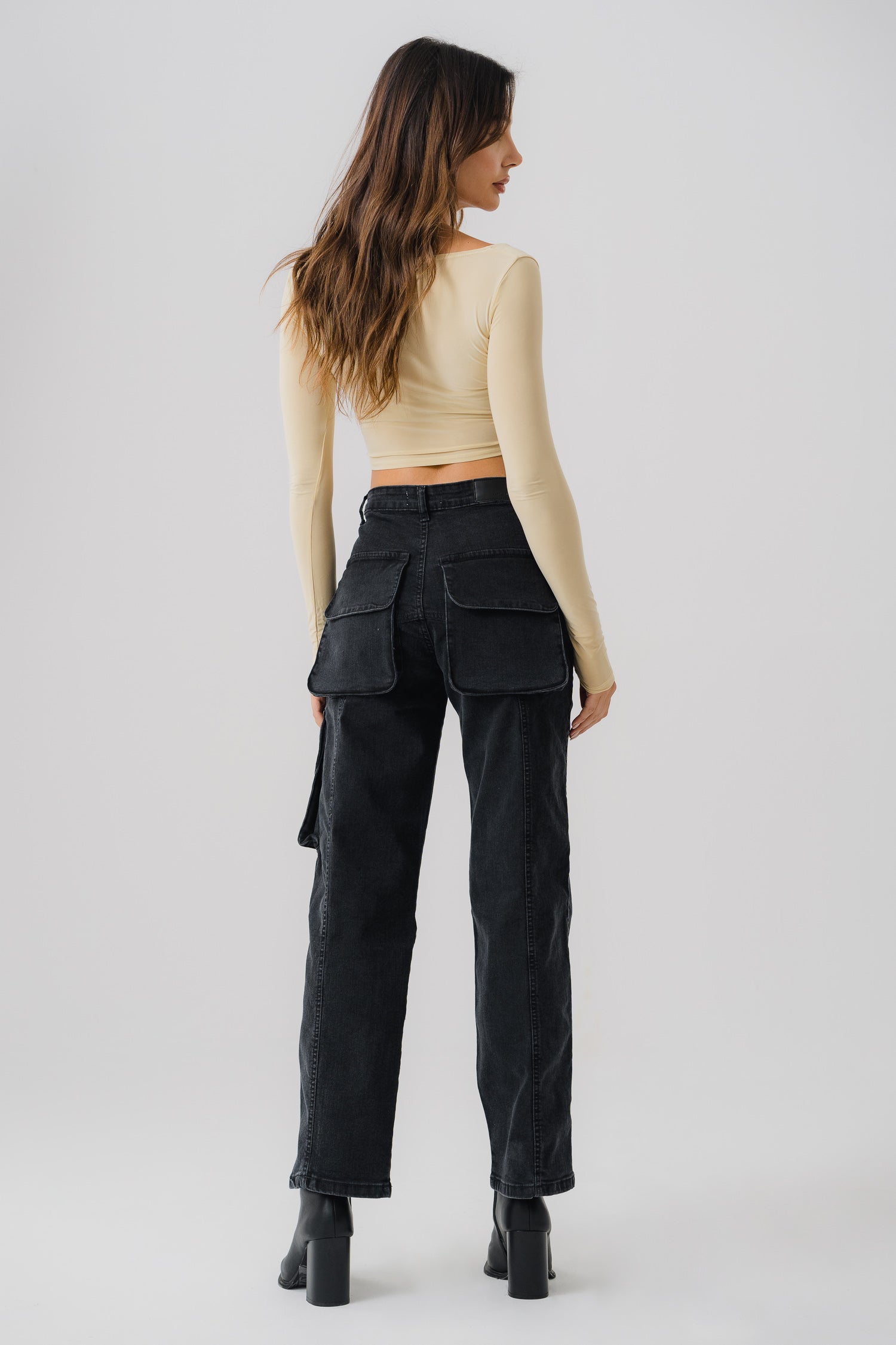Ayla Cargo Jeans - Hustle N Holla