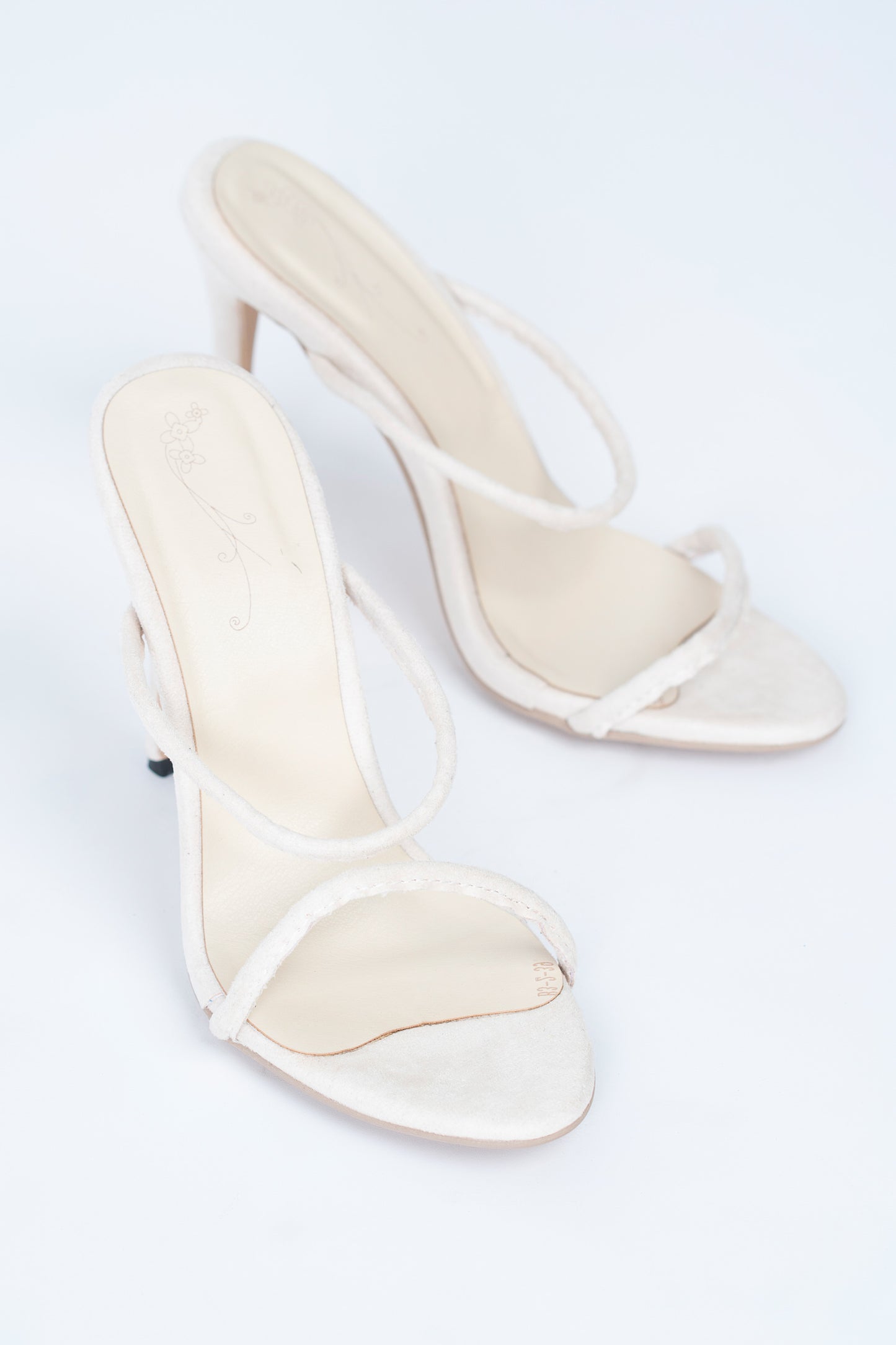 Beige Eugenia High Heels - Hustle N Holla