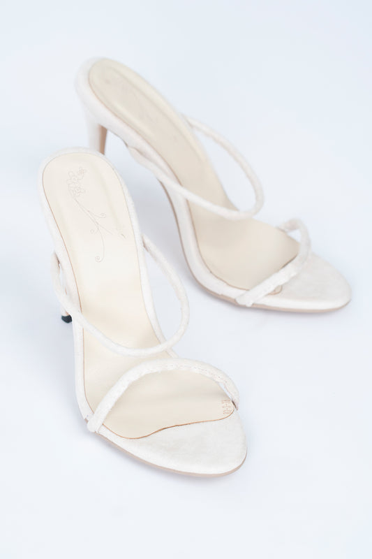 Beige Eugenia High Heels - Hustle N Holla
