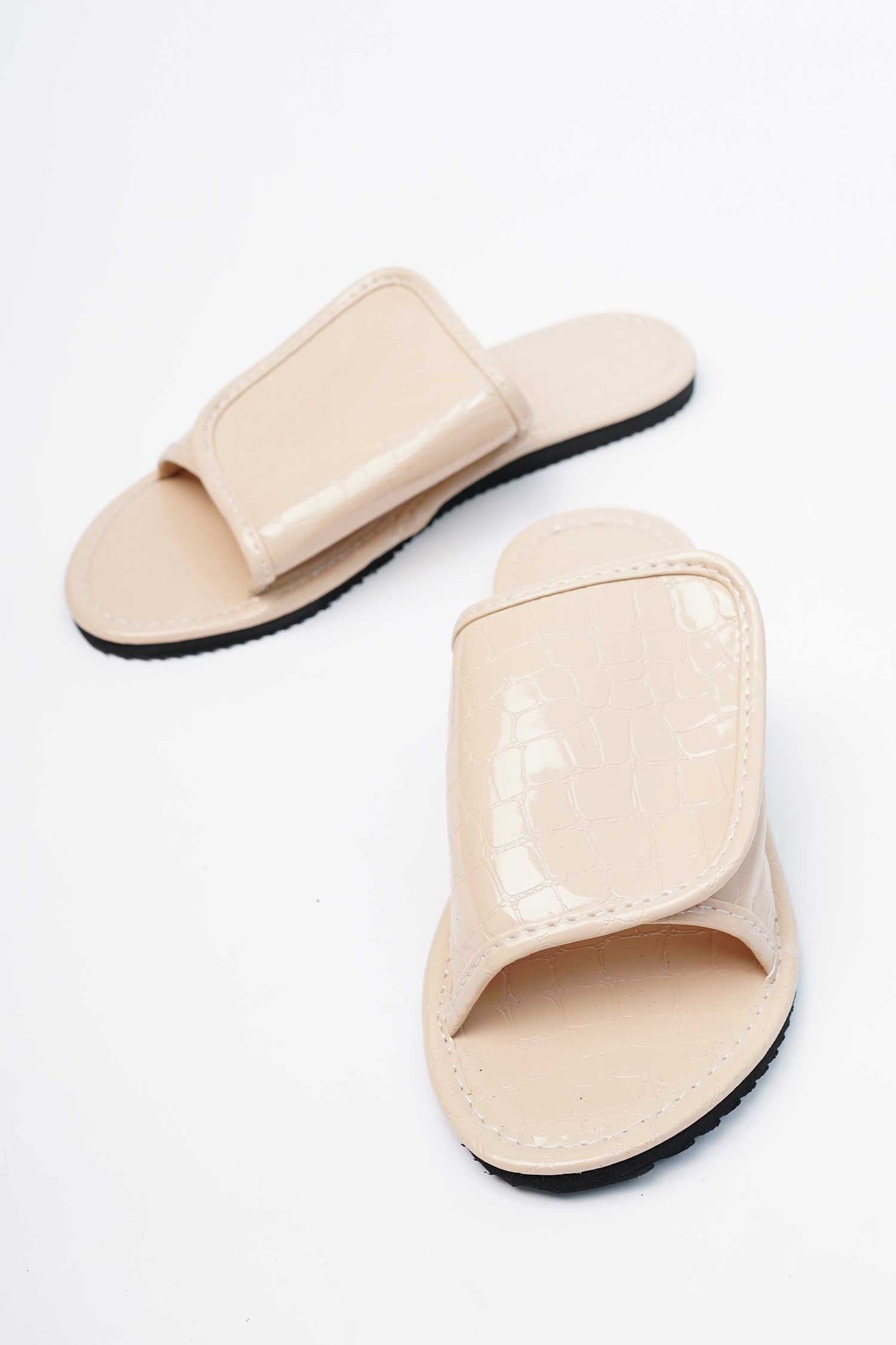Beige Linda Flats