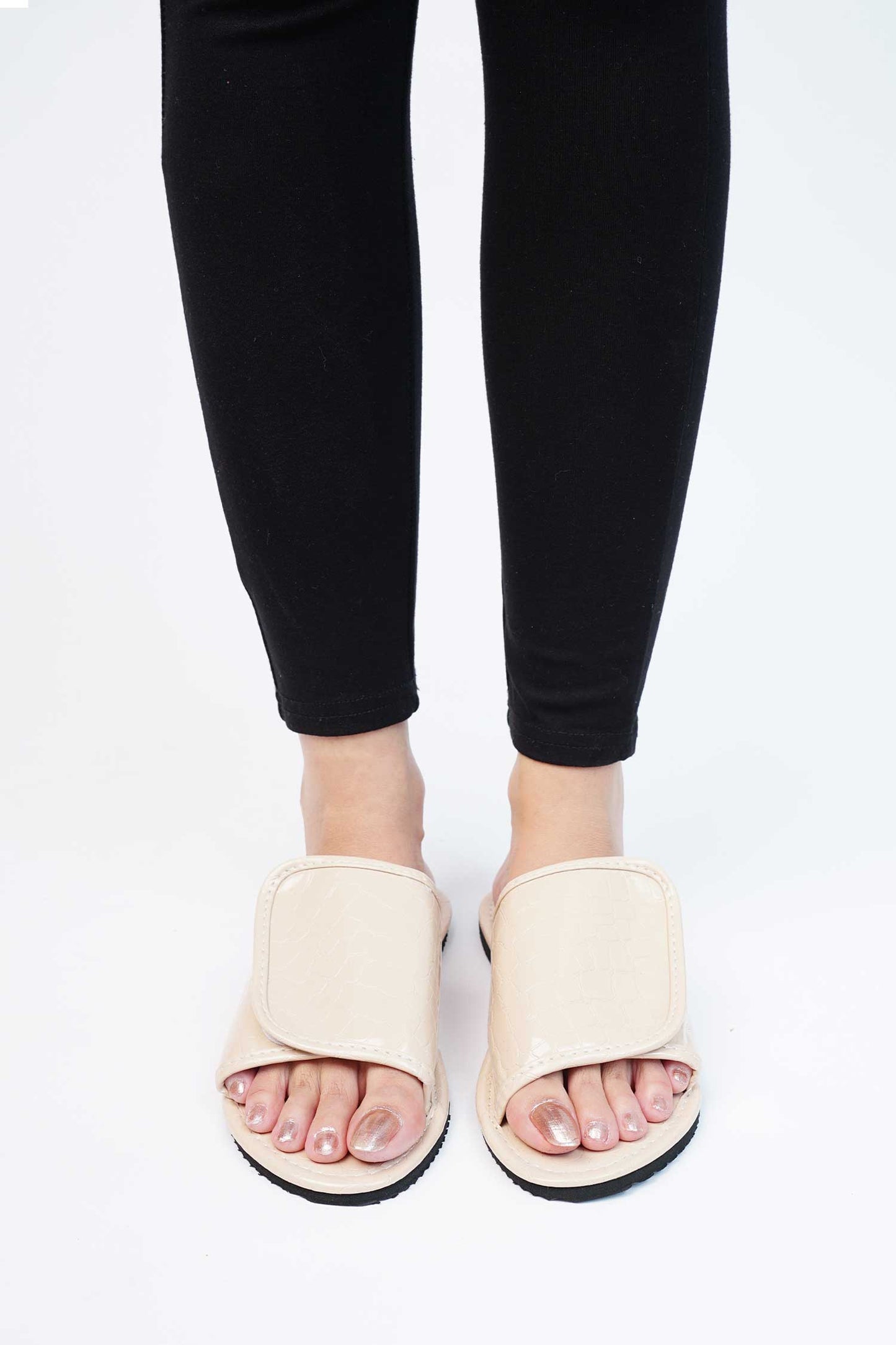 Beige Linda Flats
