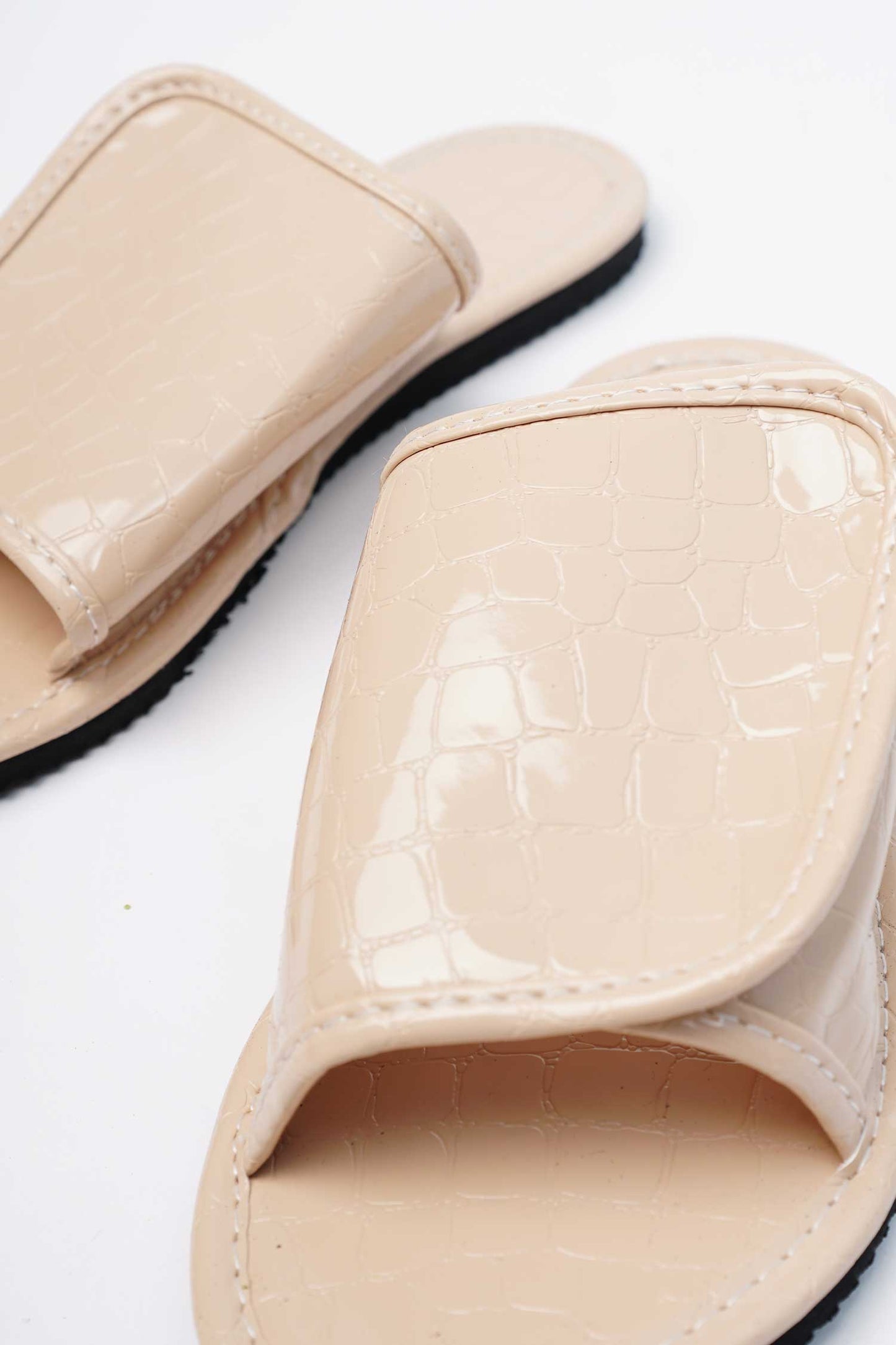 Beige Linda Flats