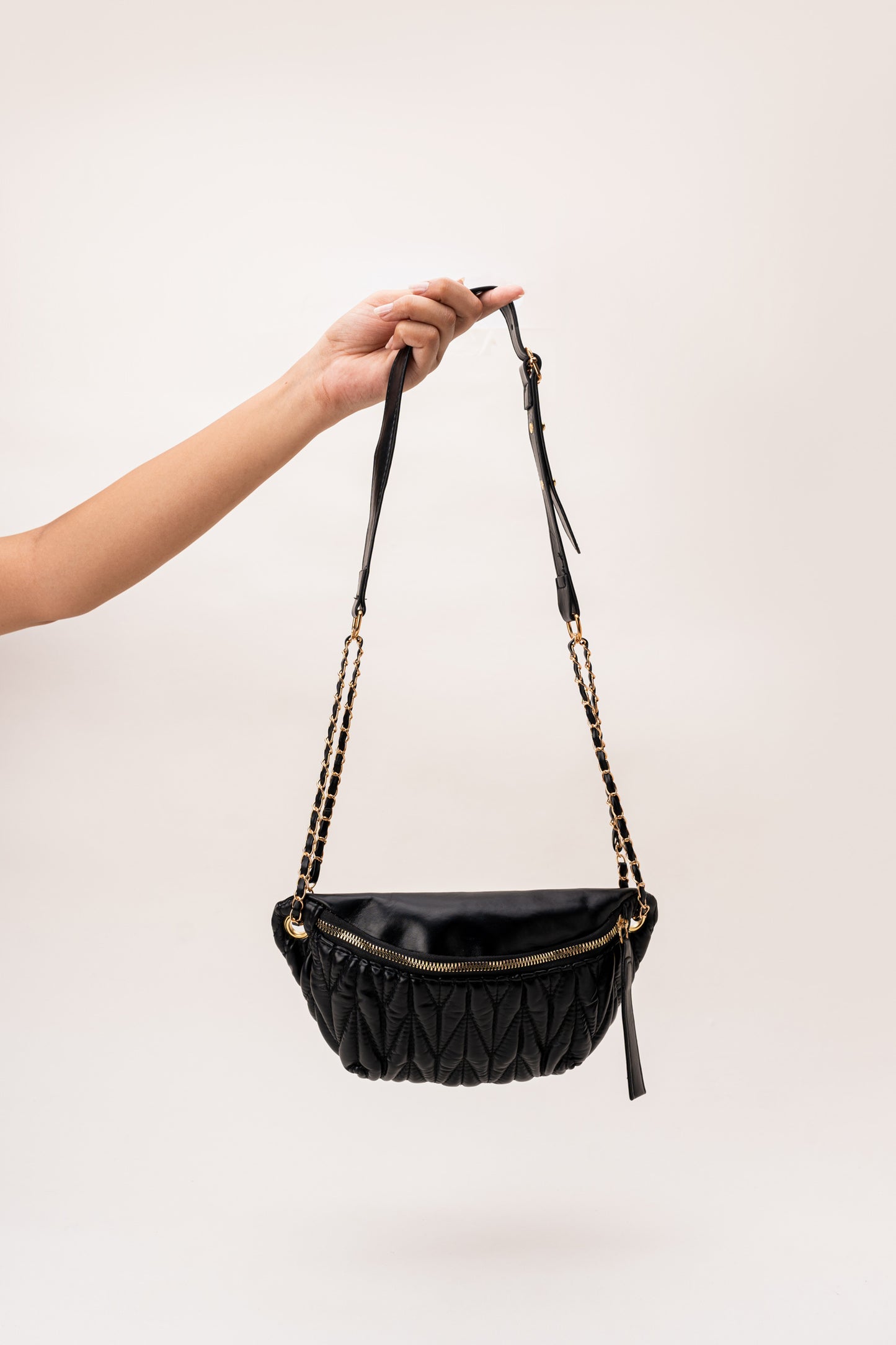 Black Crossbody Chain Bag