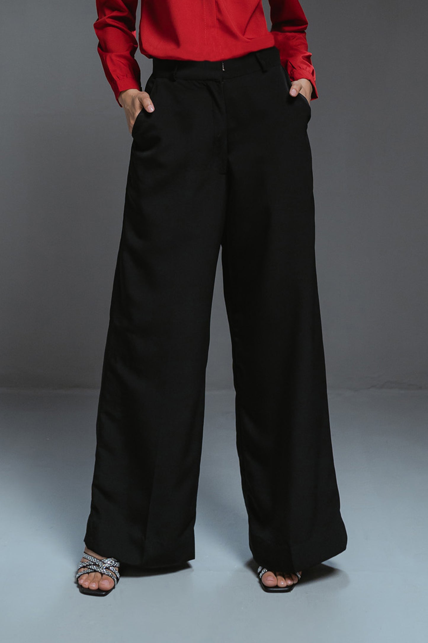 Black Flared Pants