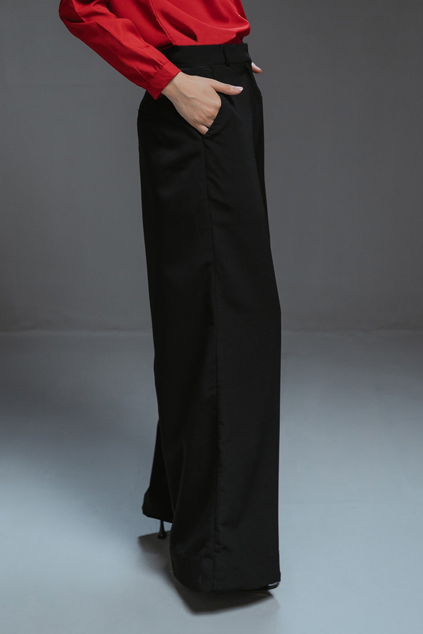Black Flared Pants