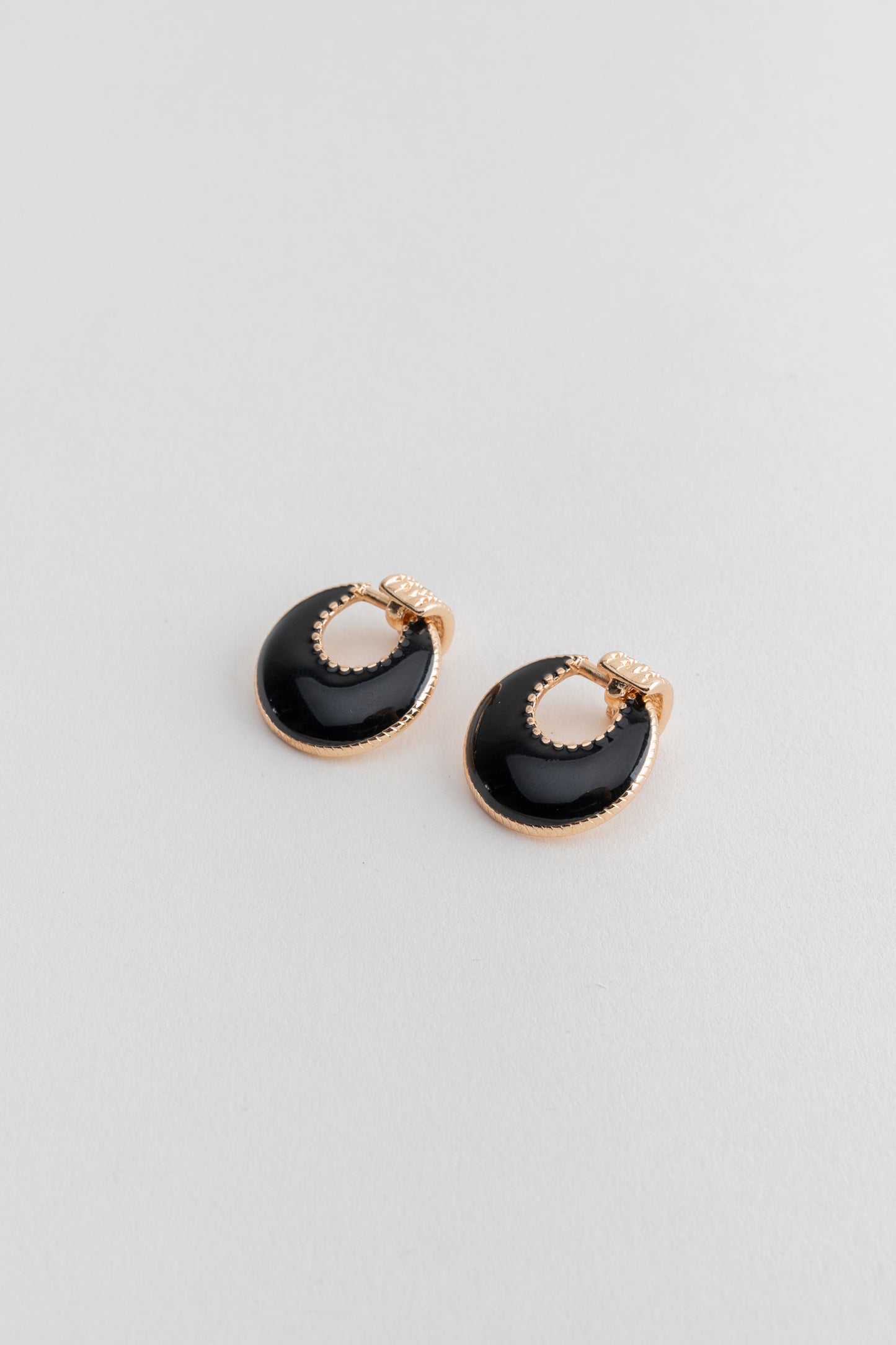 Black & Gold Earrings