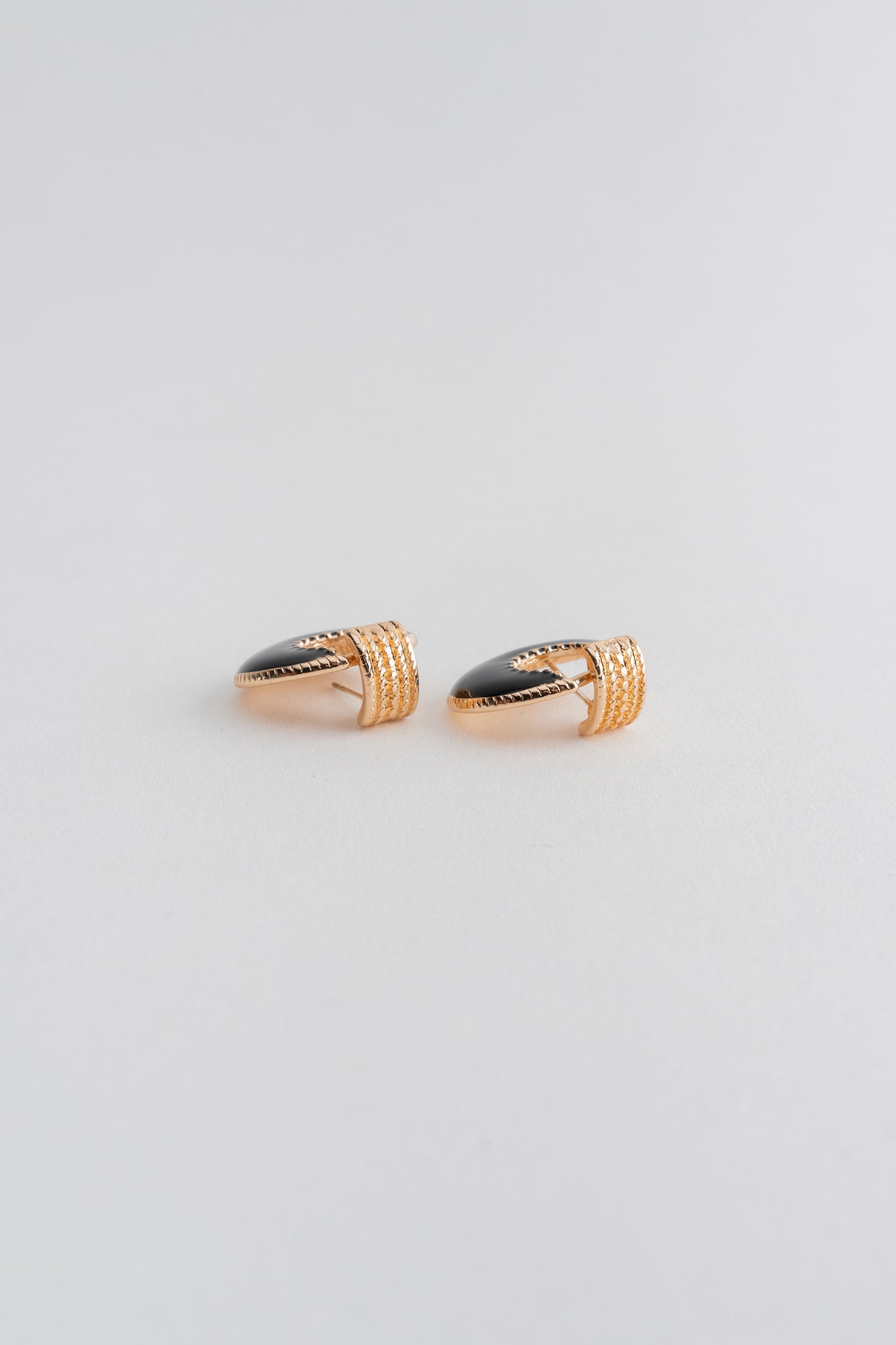 Black & Gold Earrings