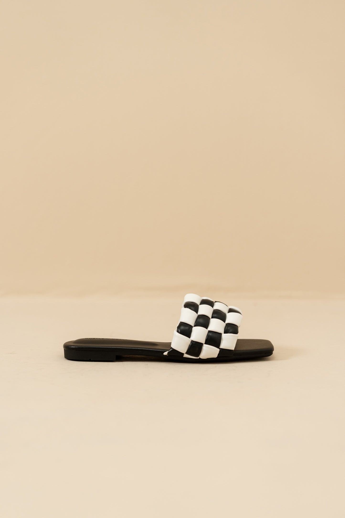 Black & White Check Flats