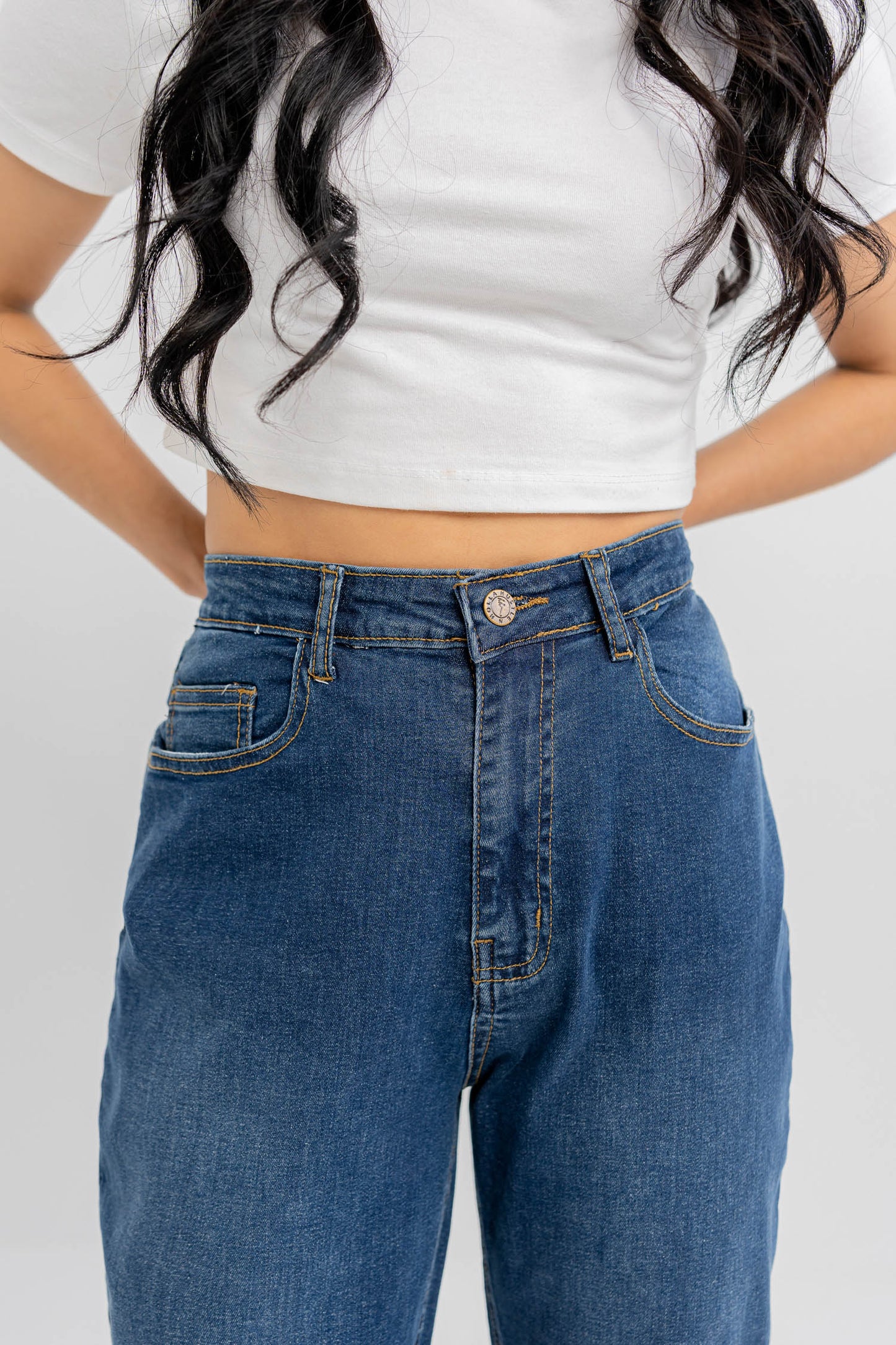 Blue Boot Cut Jeans