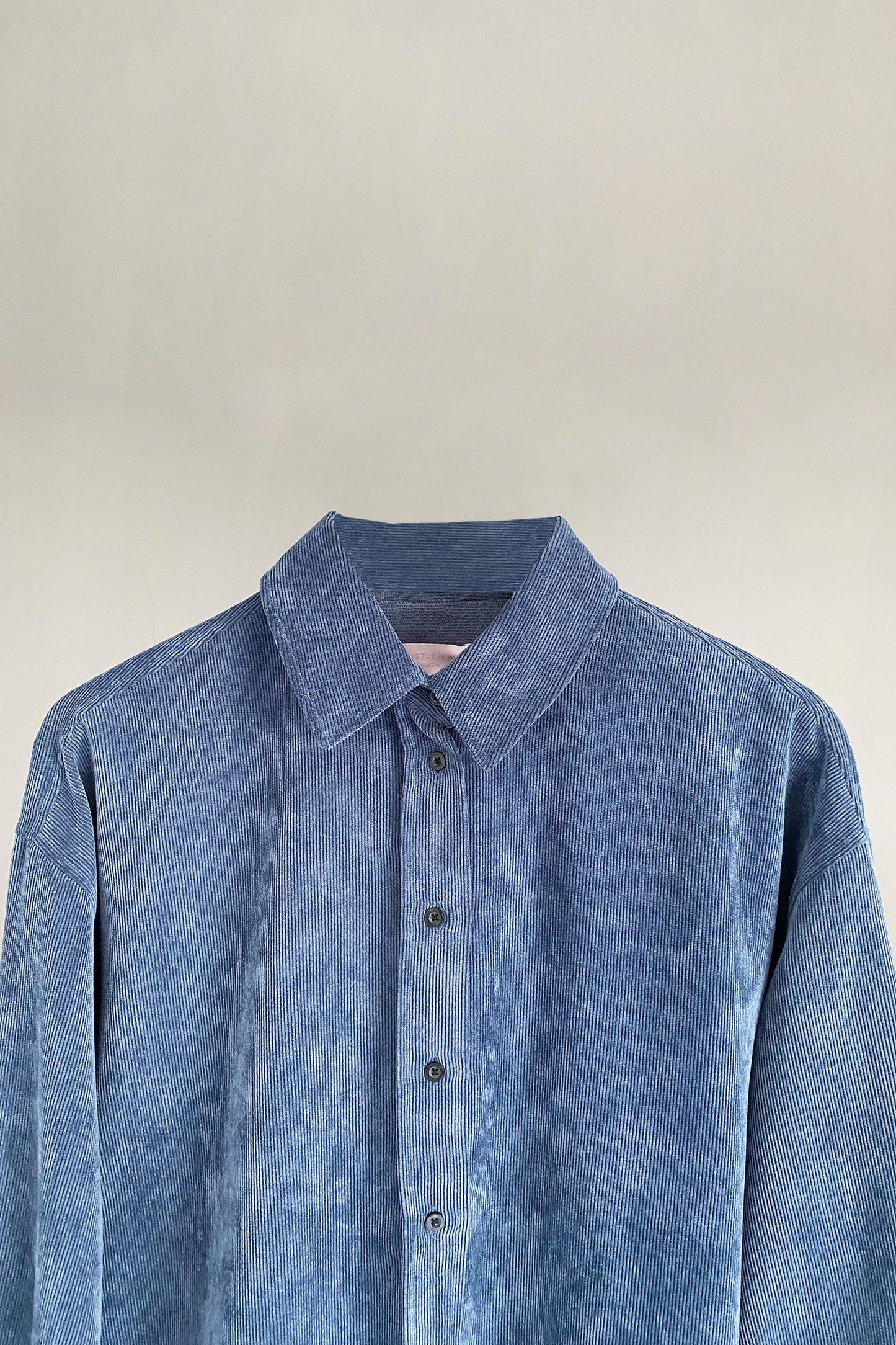Blue Corduroy Shacket - Hustle N Holla