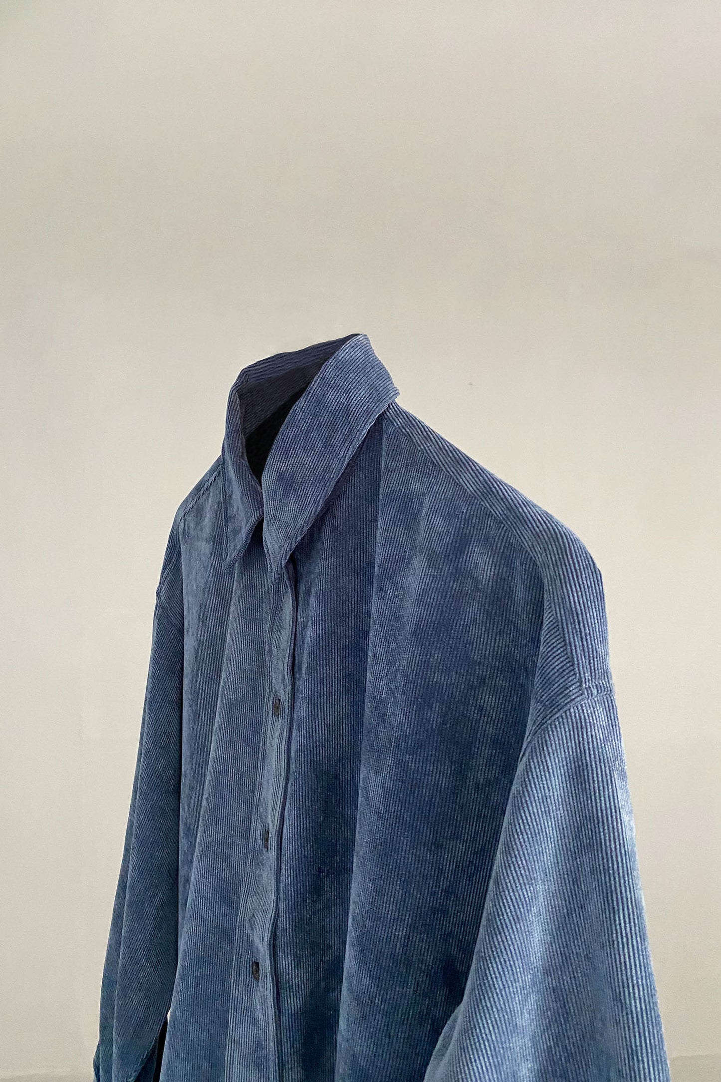 Blue Corduroy Shacket - Hustle N Holla