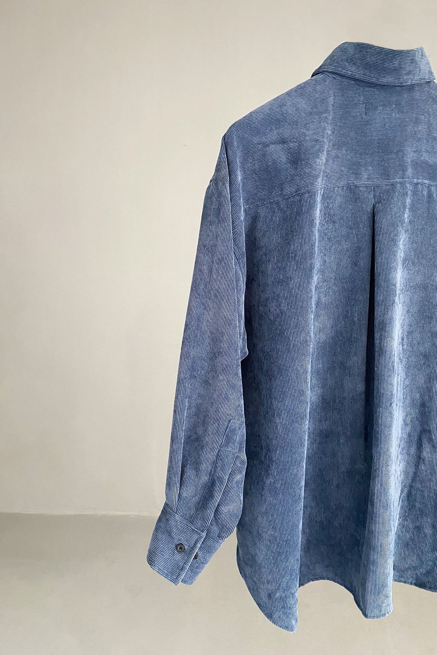 Blue Corduroy Shacket - Hustle N Holla