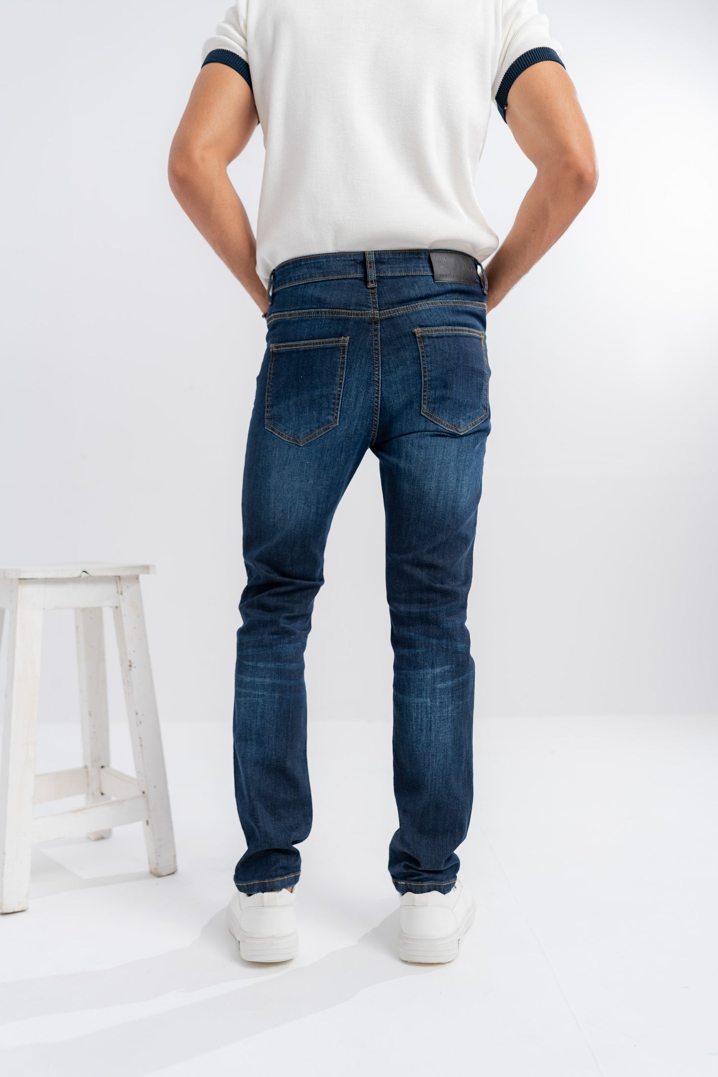 Blue Skinny Fit Denim Jeans