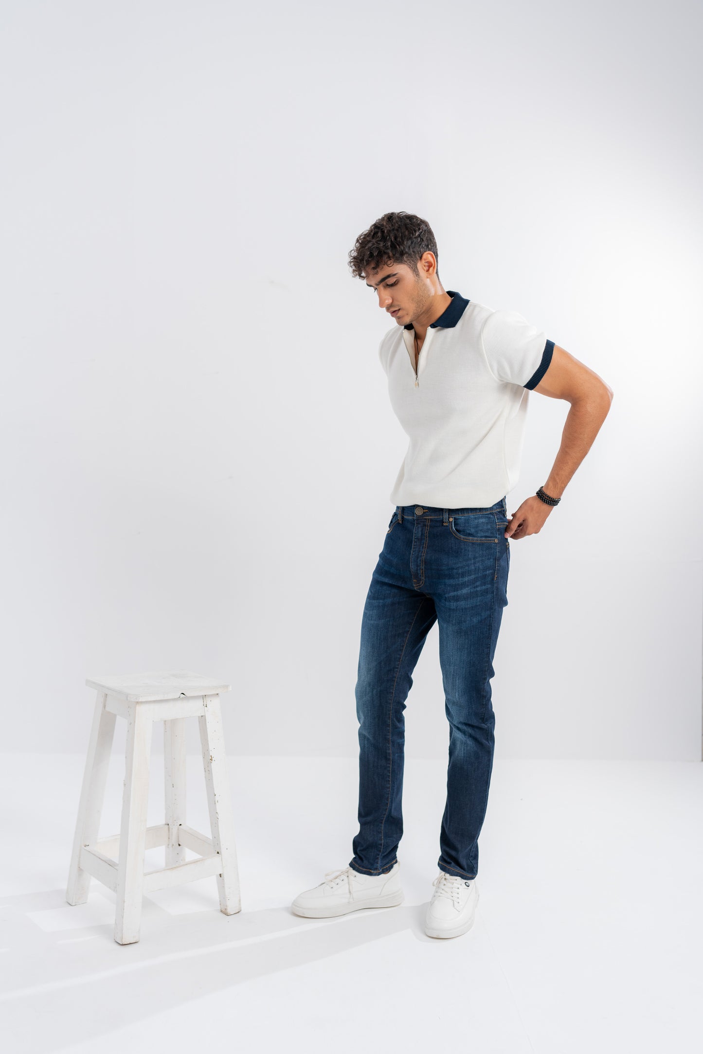 Blue Skinny Fit Denim Jeans