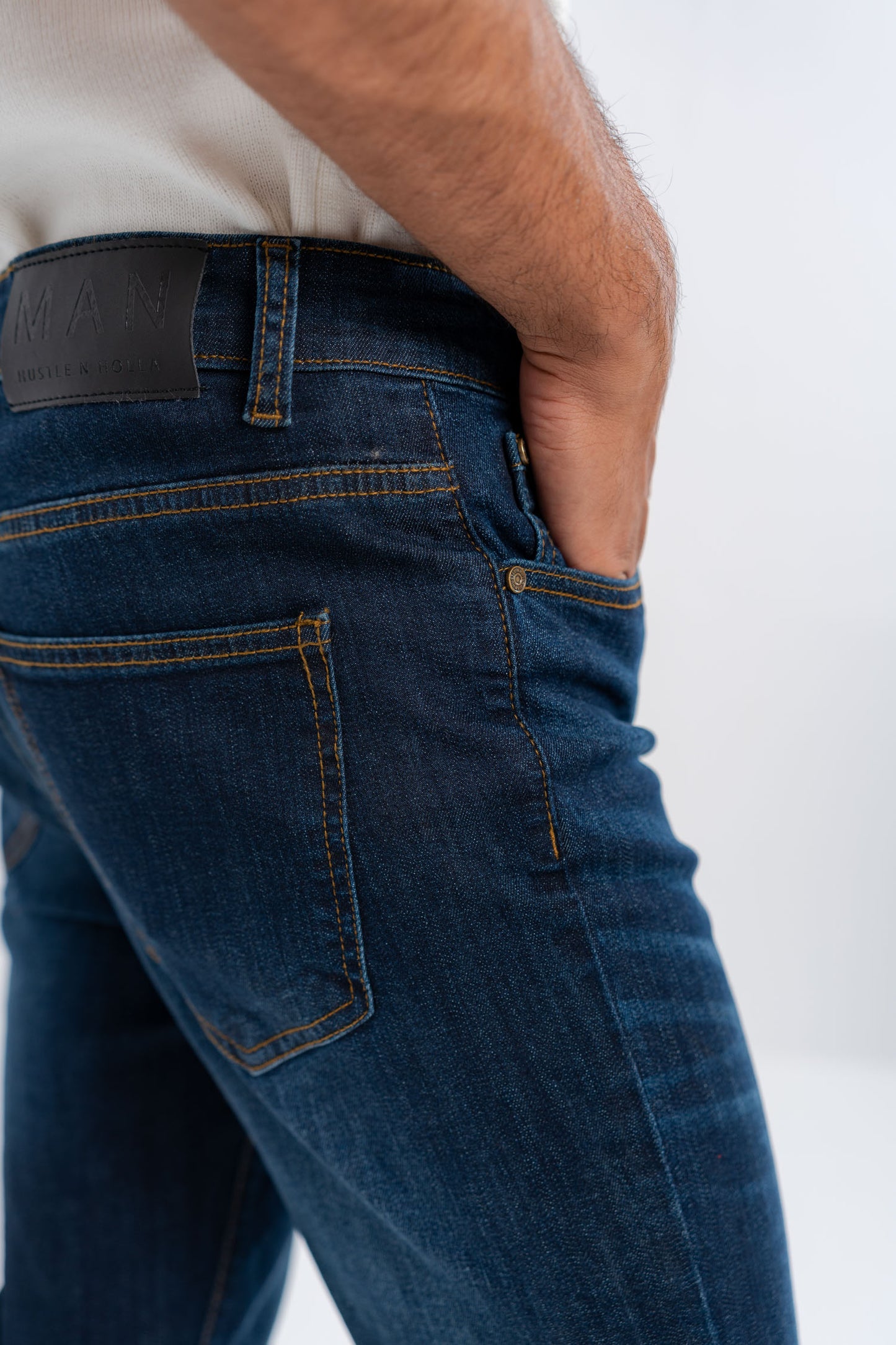 Blue Skinny Fit Denim Jeans