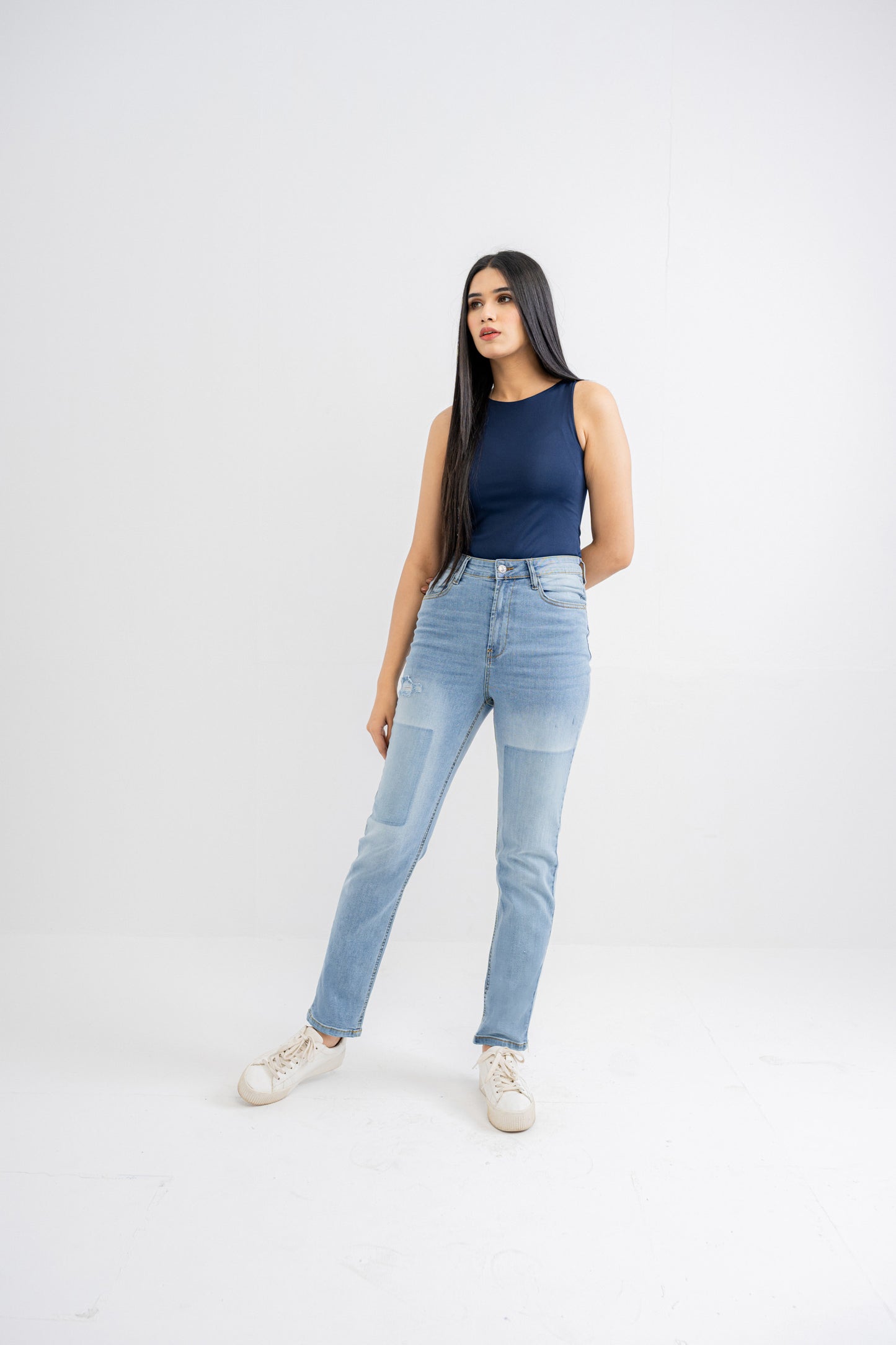 Blue Slim Fit Jeans - Hustle N Holla