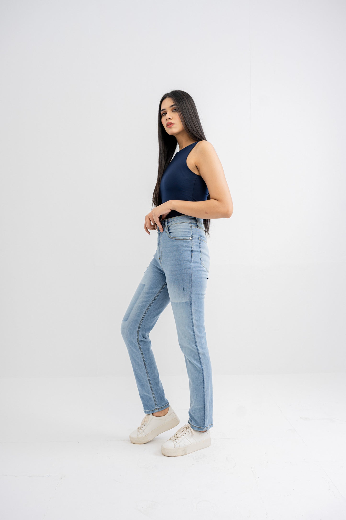 Blue Slim Fit Jeans - Hustle N Holla