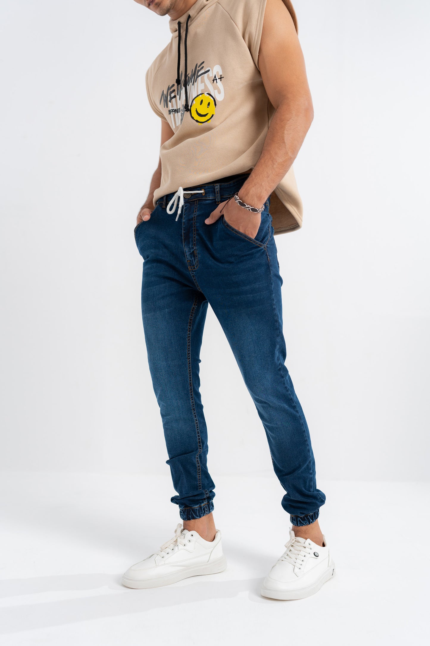 Blue denim Jogger Jeans