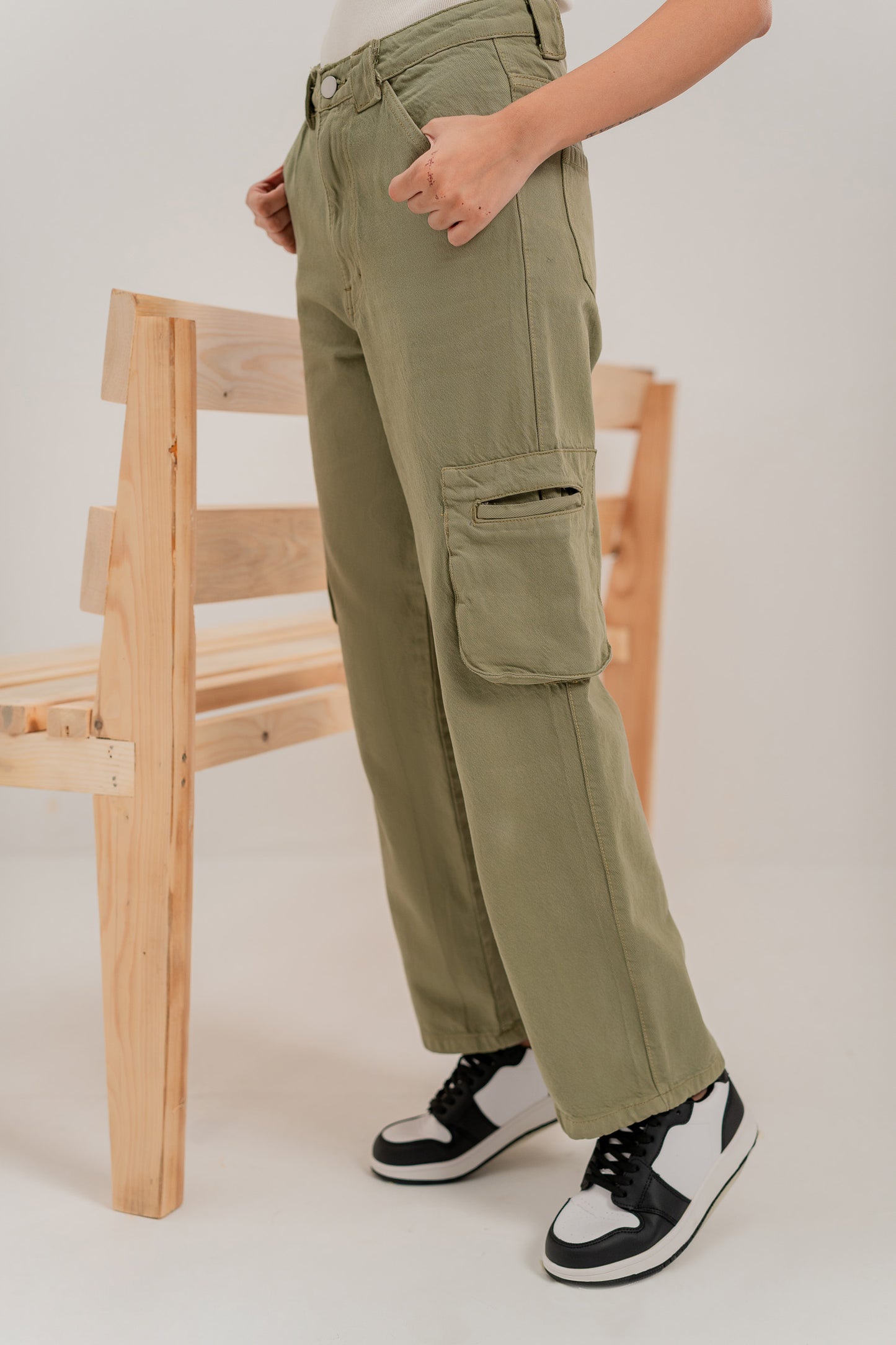 Pocketed Cargo Jeans - Hustle N Holla