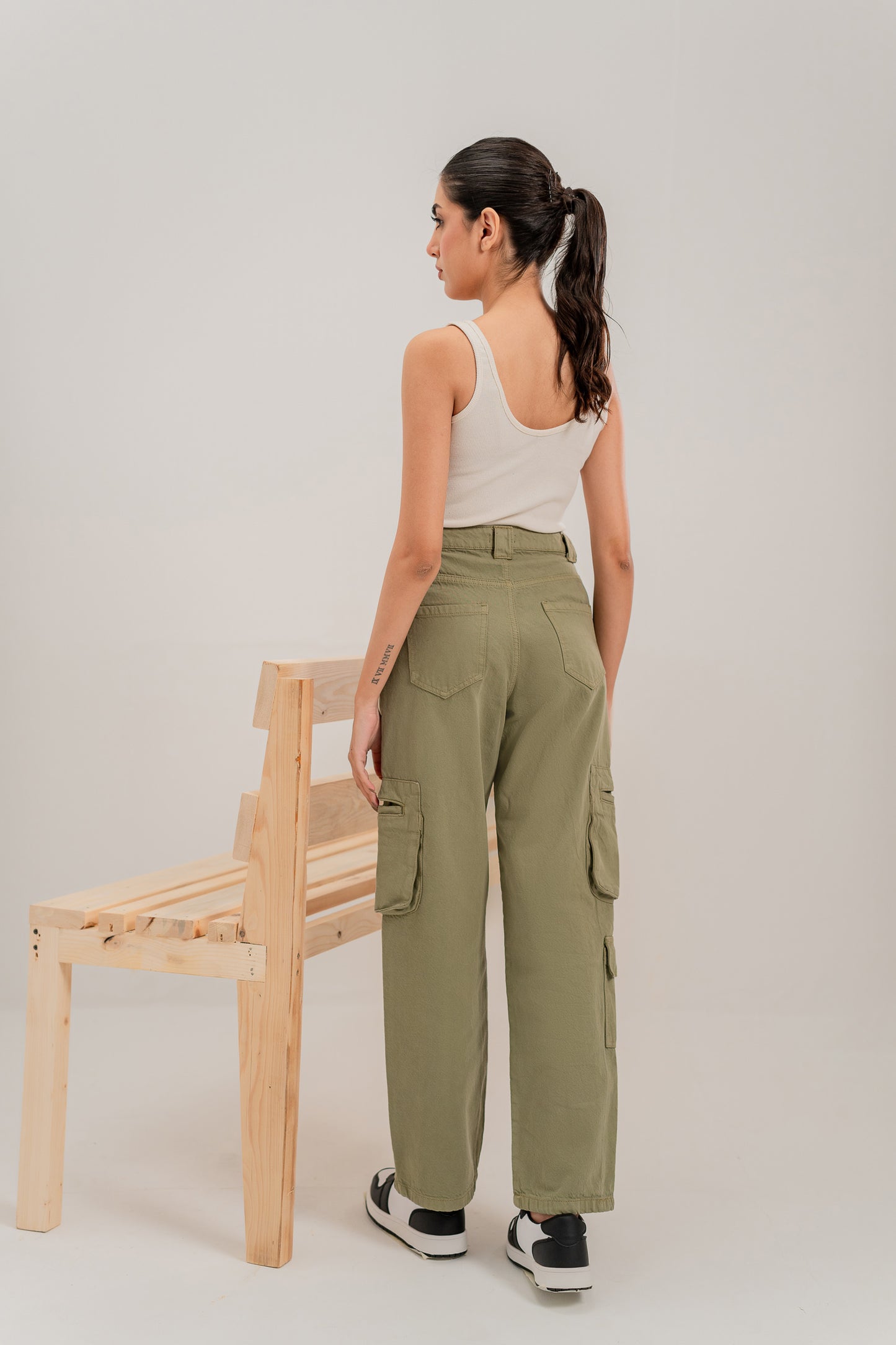 Pocketed Cargo Jeans - Hustle N Holla