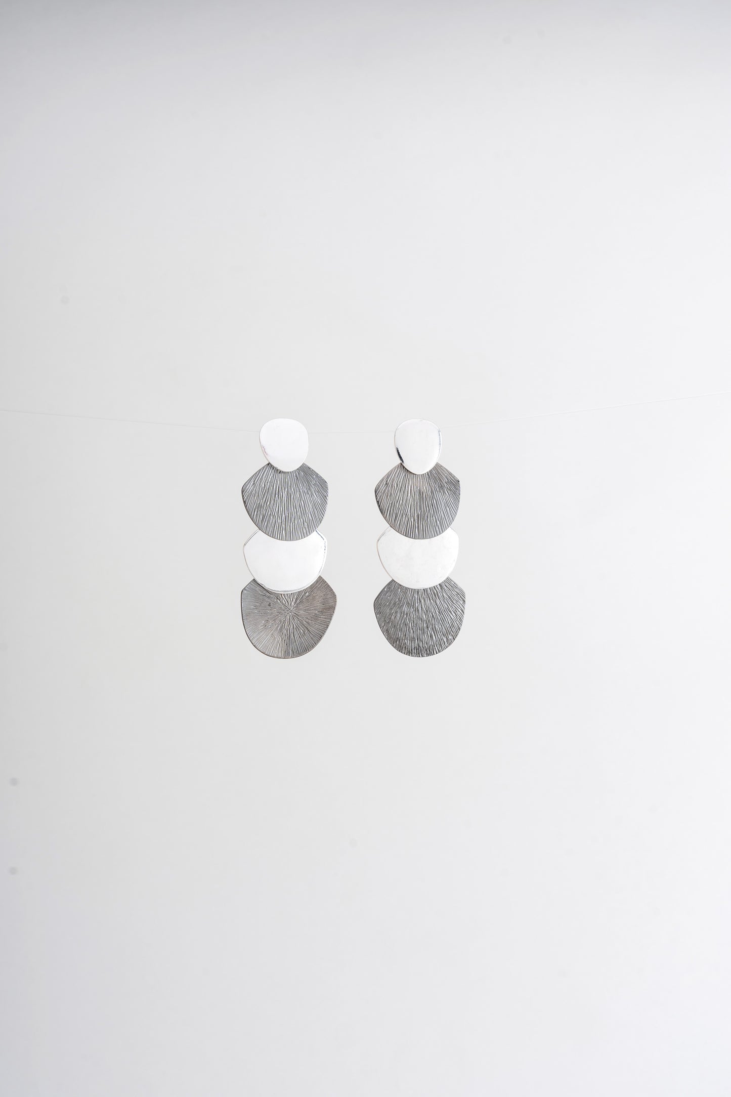 Chunky Silver Earrings
