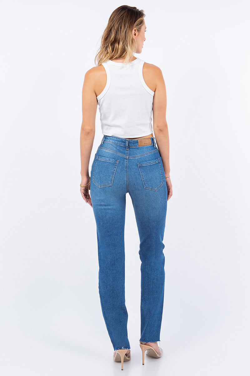 Eimear Mid-Blue Jeans - Hustle N Holla