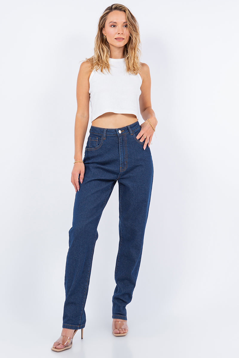 Indigo Blue Denim Jeans - Hustle N Holla