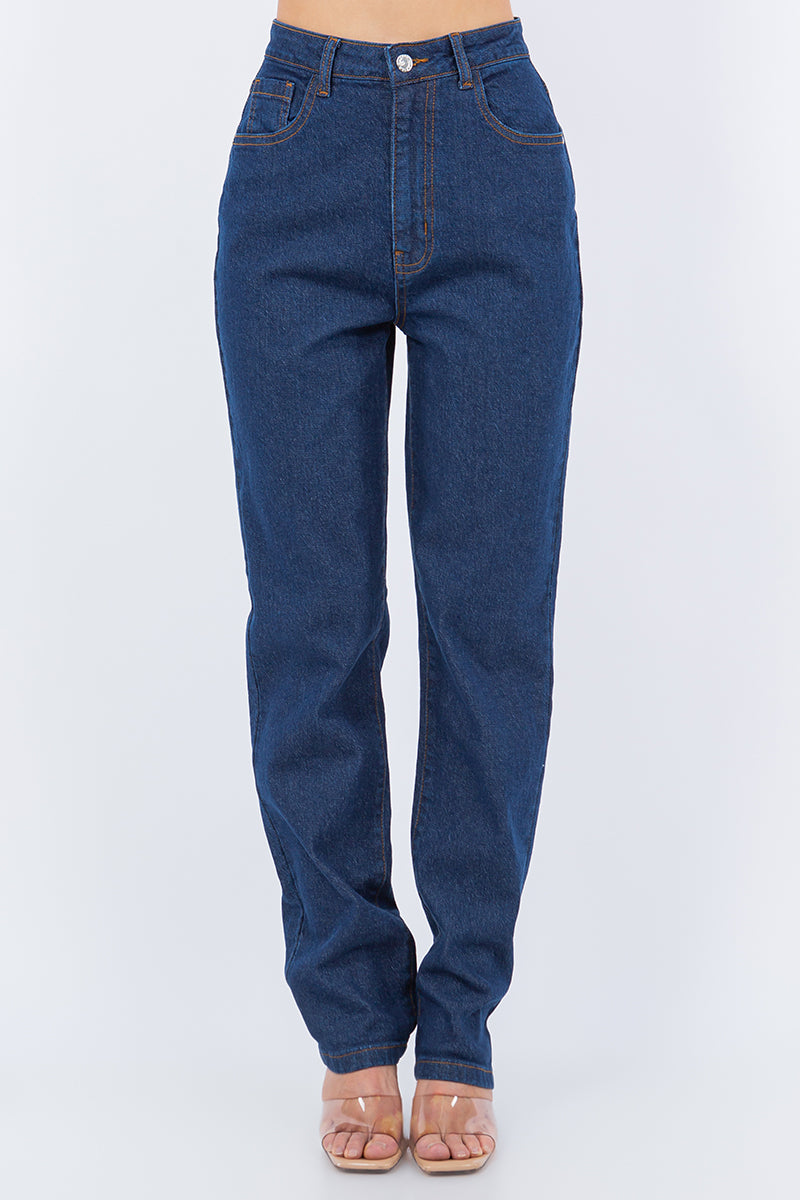 Indigo Blue Denim Jeans - Hustle N Holla