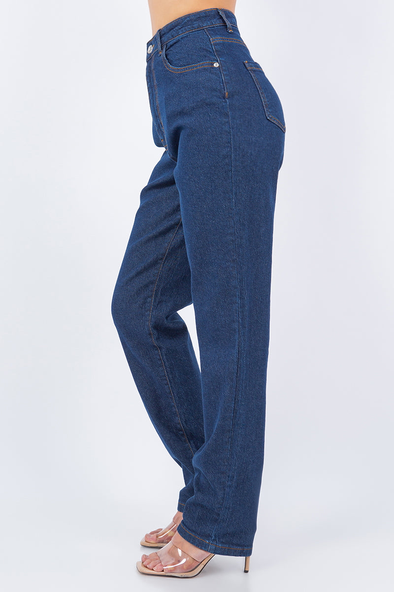 Indigo Blue Denim Jeans - Hustle N Holla