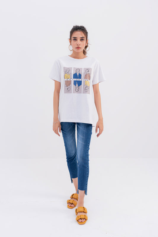 Confessional Art Graphic T-shirt - Hustle N Holla