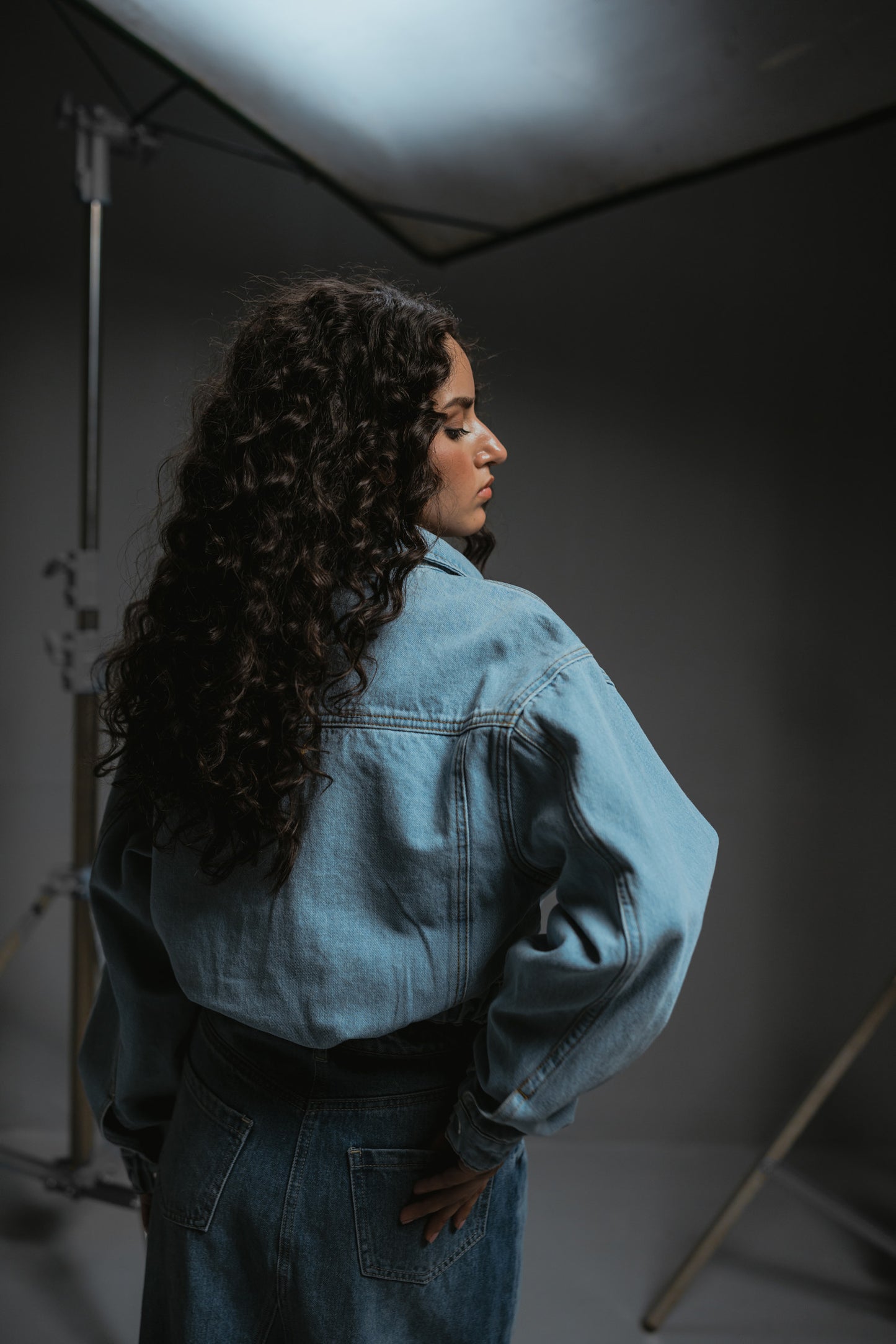 Cropped Denim Jacket