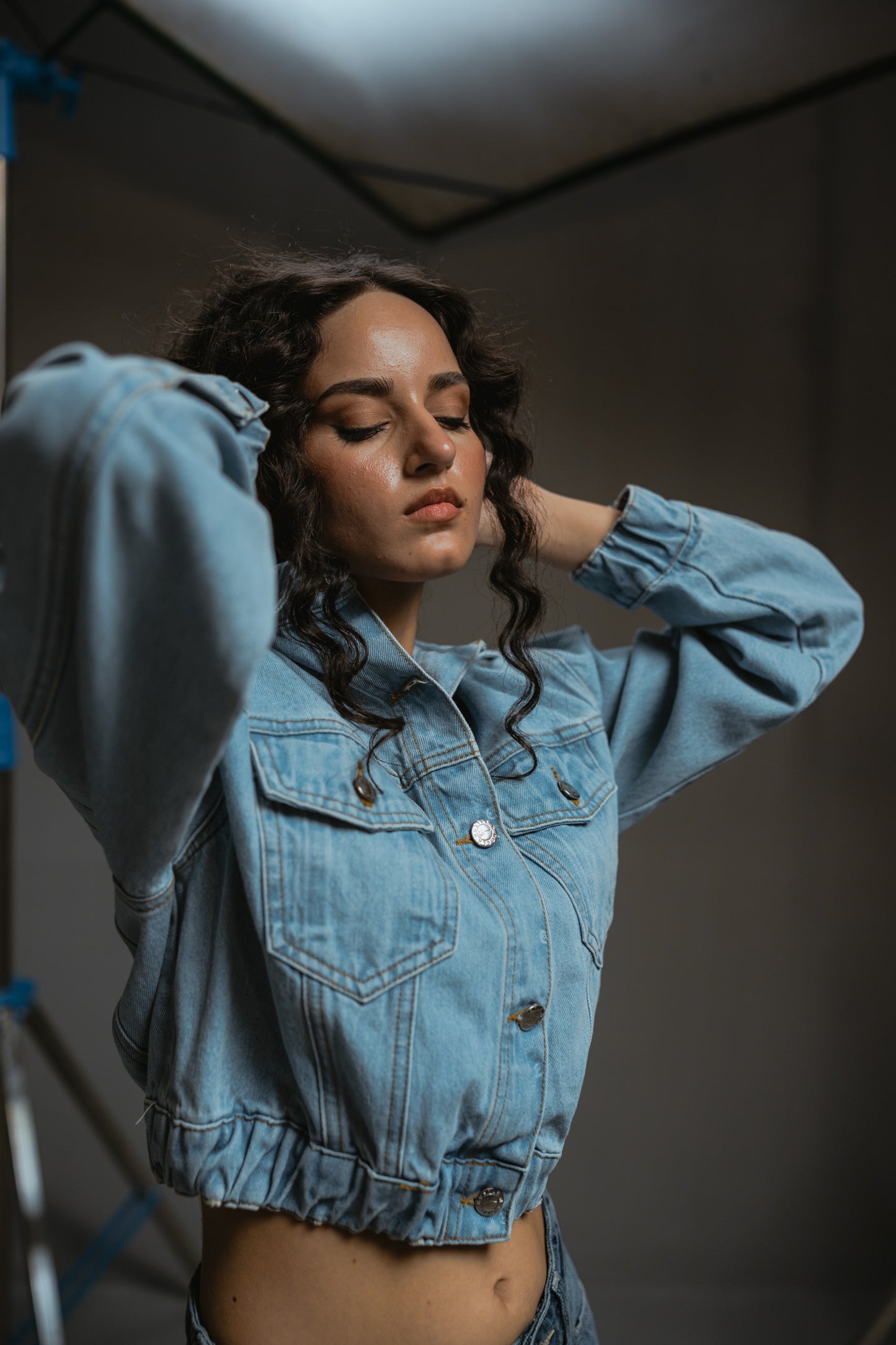 Cropped Denim Jacket