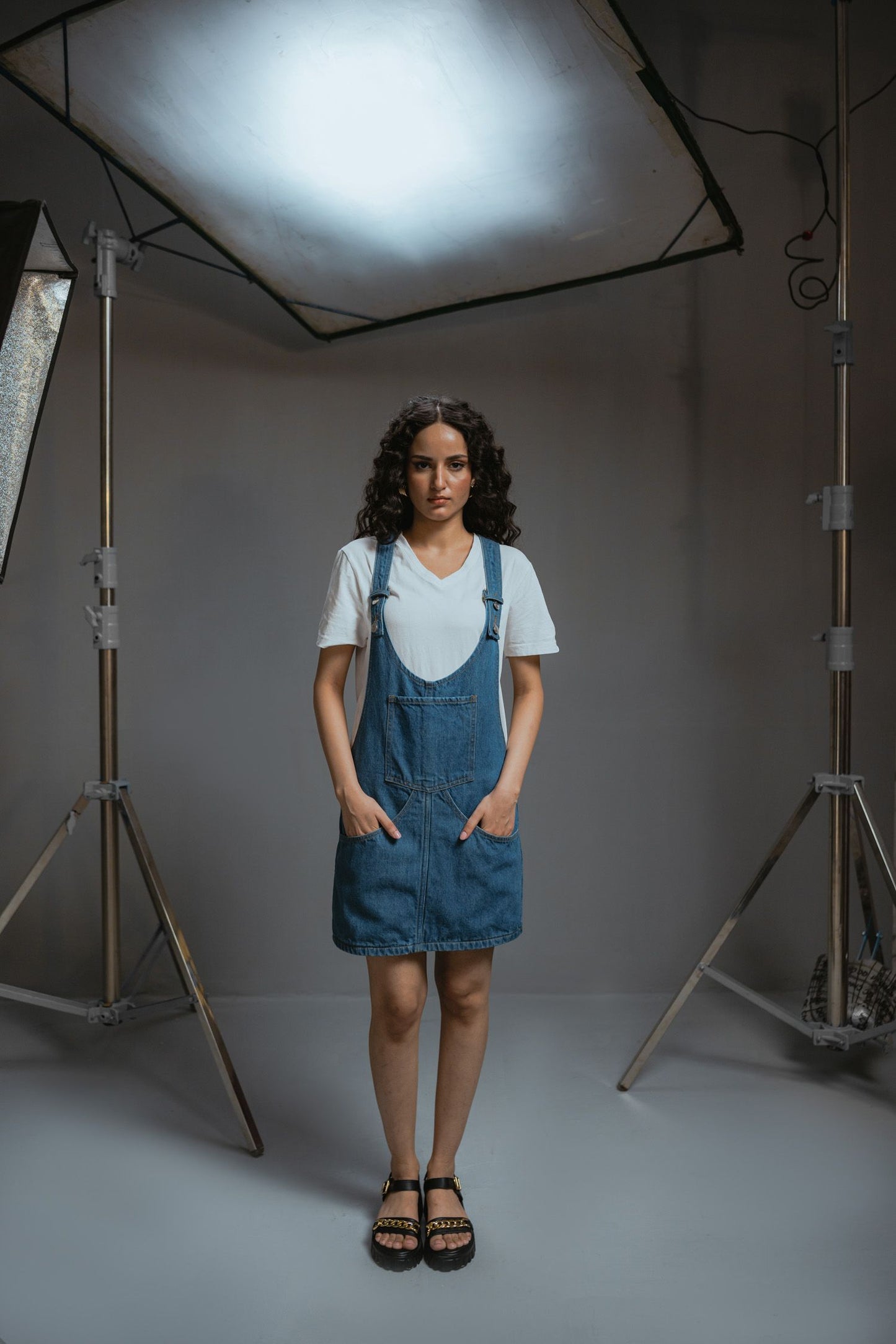 Deep Blue Denim Dungaree