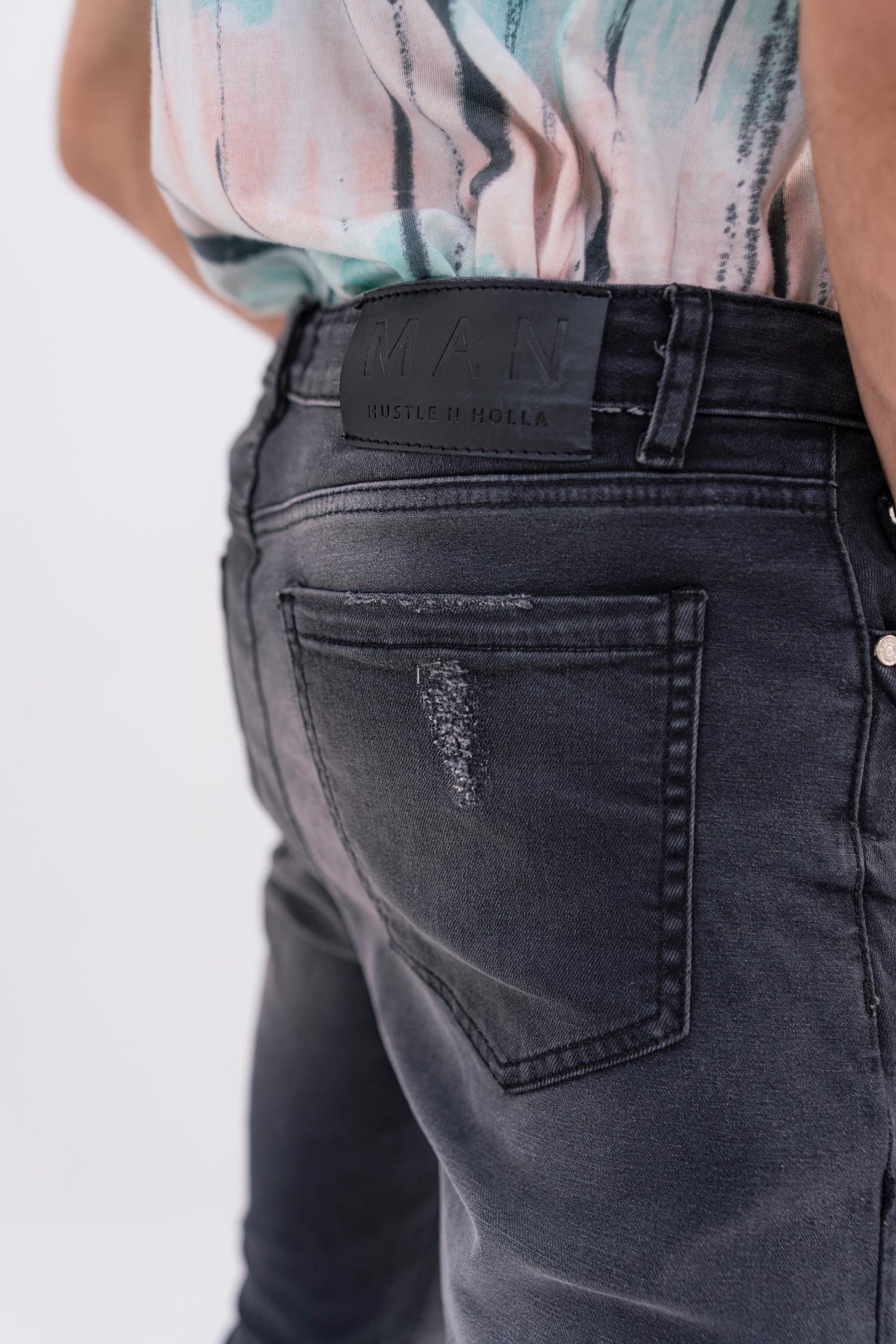 Deep Grey Skinny Jeans