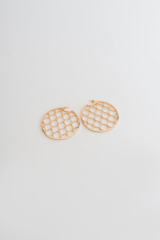 Golden Ezra Earrings - Hustle N Holla