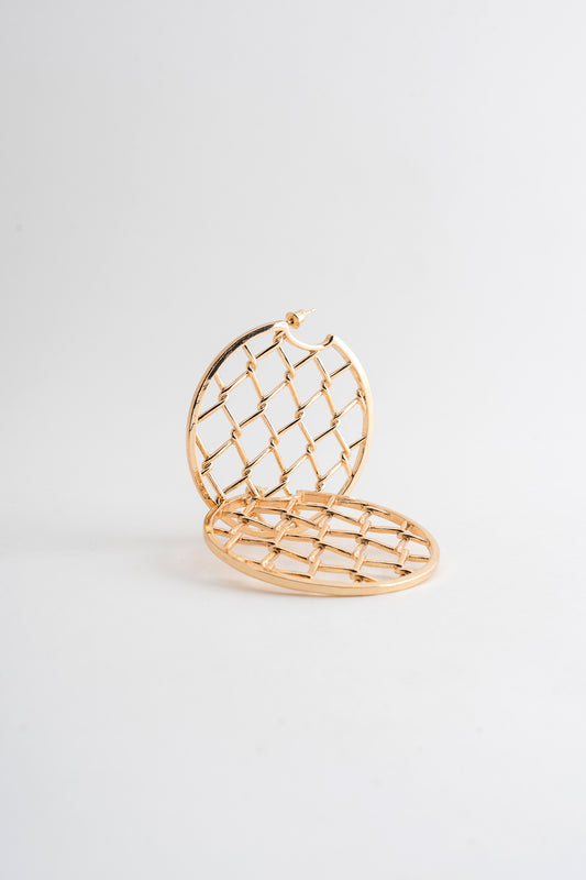 Golden Ezra Earrings - Hustle N Holla