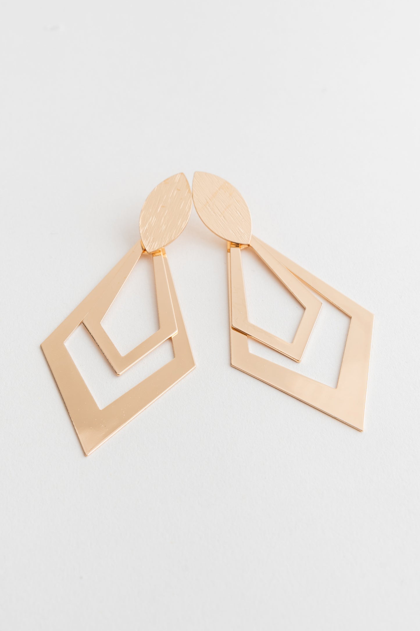 Gold Riley Earrings - Hustle N Holla