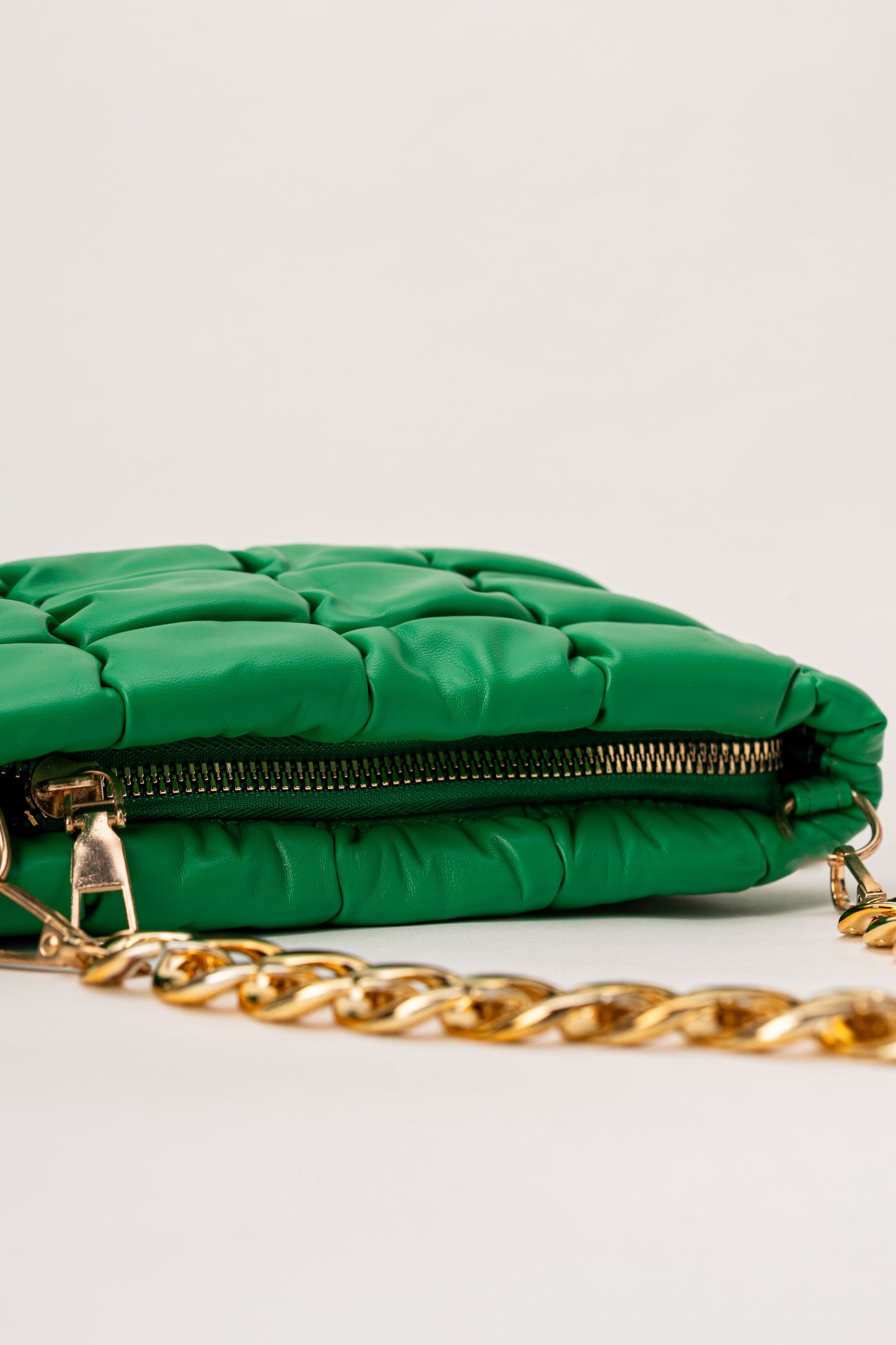 Green Quilted Bag