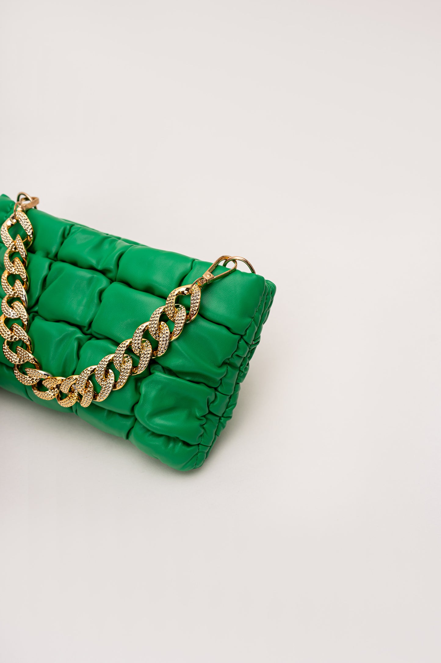 Green Quilted Bag